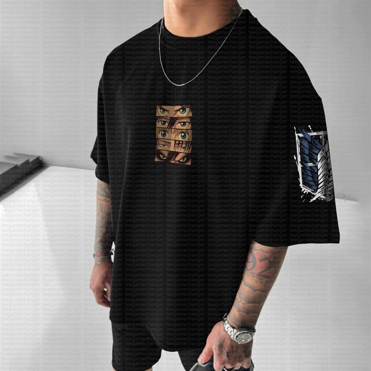 Unisex  "AOT" Anime Inspired Vintage T-Shirt