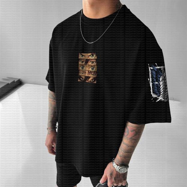 Unisex  "AOT" Anime Inspired Vintage T-Shirt