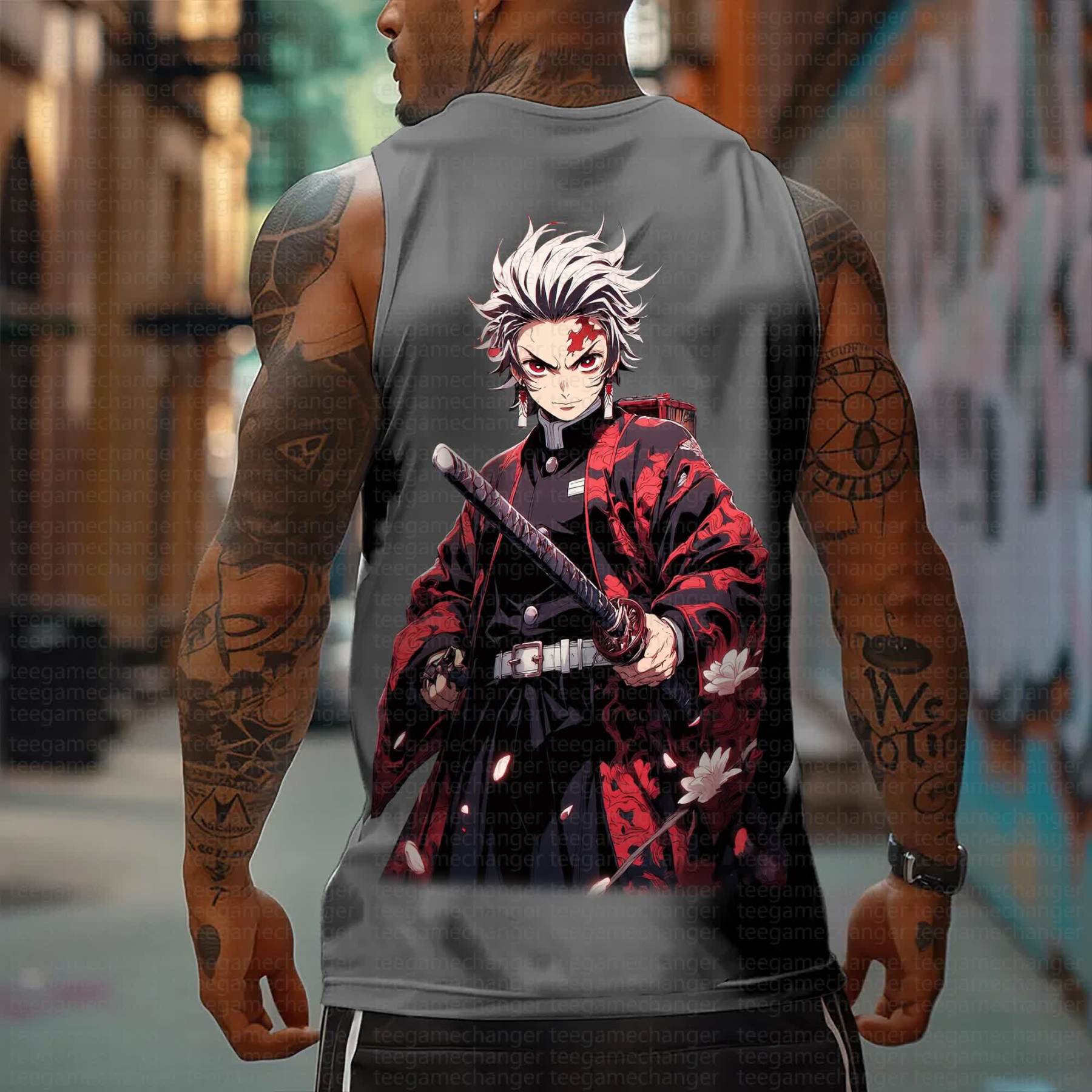 Unisex “Demon Slayer” Casual Anime Tank Top
