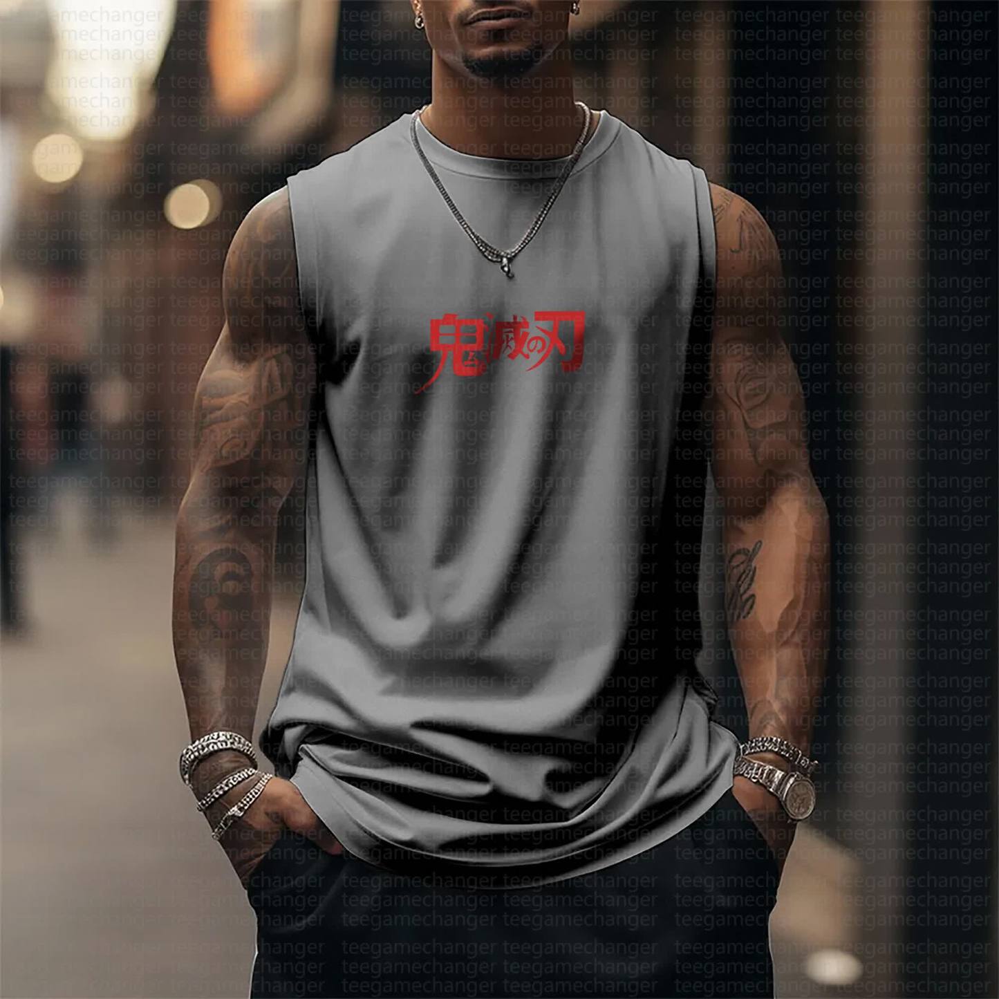 Unisex  “Demon Slayer” Casual Anime  Tank Top