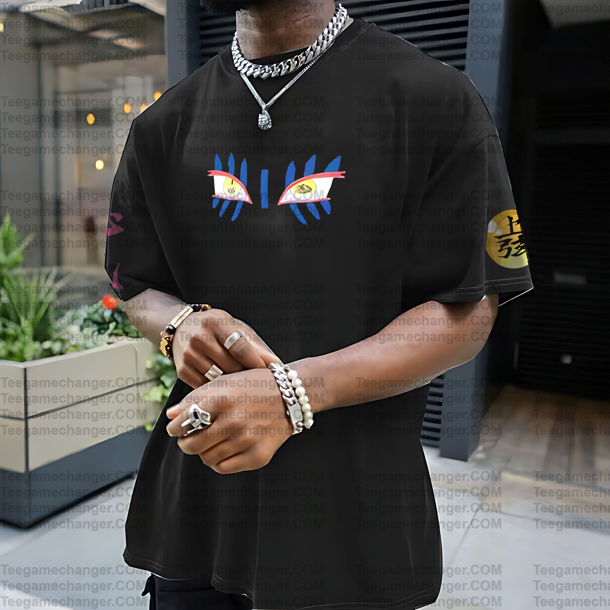 Unisex Anime Inspired Vintage T-Shirt丨Demon Slayer-Akaza