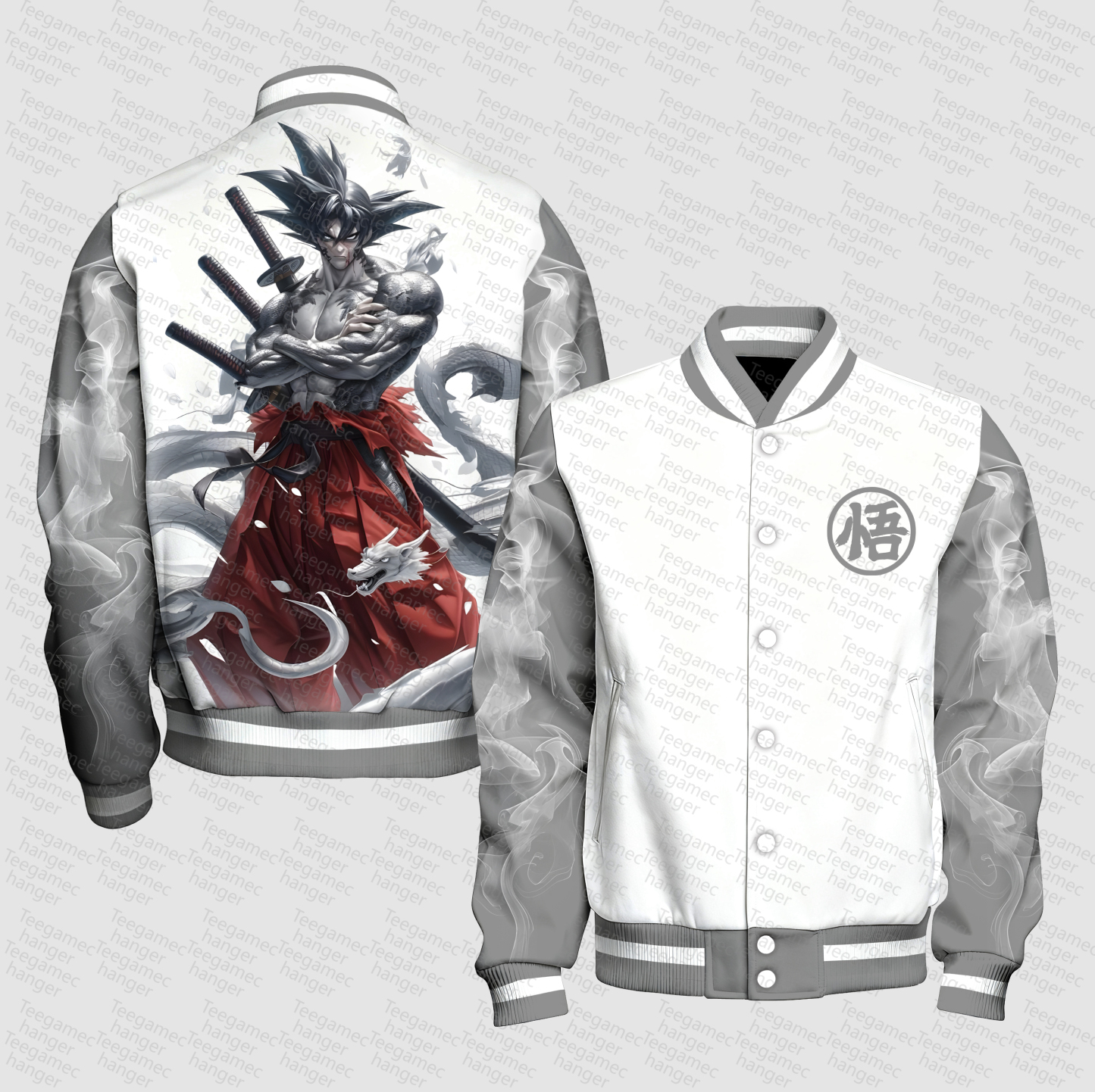 Unisex Vintage Anime Graphic Jacket