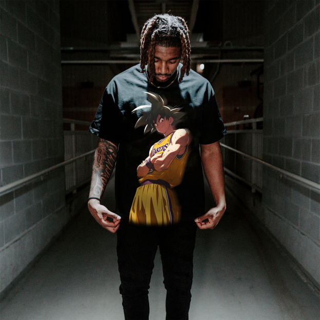 Unisex Vintage Tee丨Lakers x Dragon ball