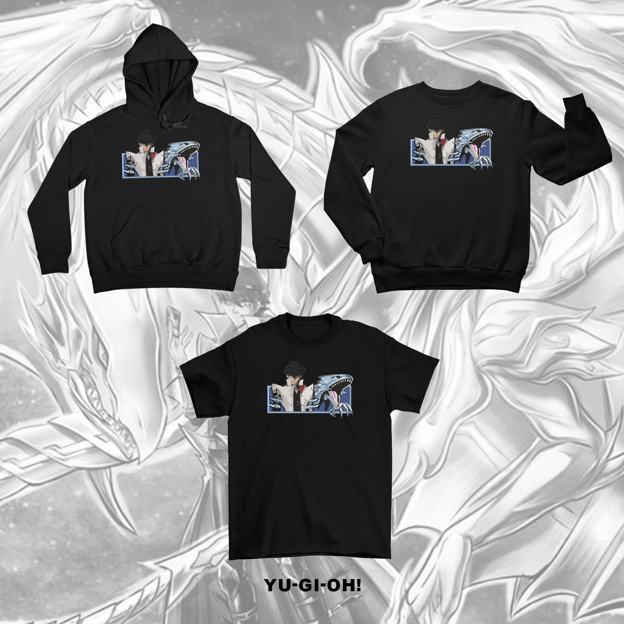 Unisex "Yu-Gi-Oh!" Anime Embroidered Top