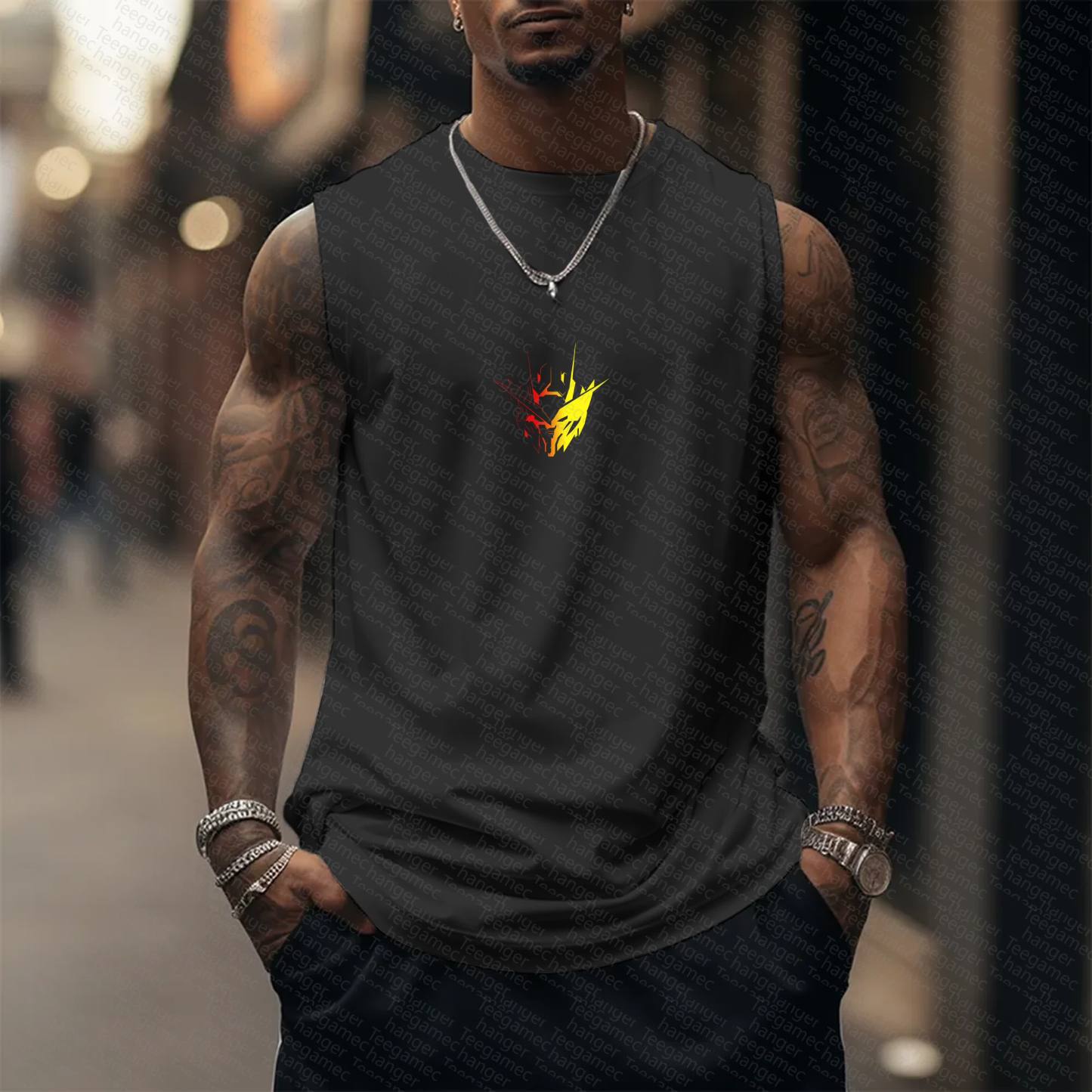 Unisex  “Gundam Series” Casual Anime  Tank Top