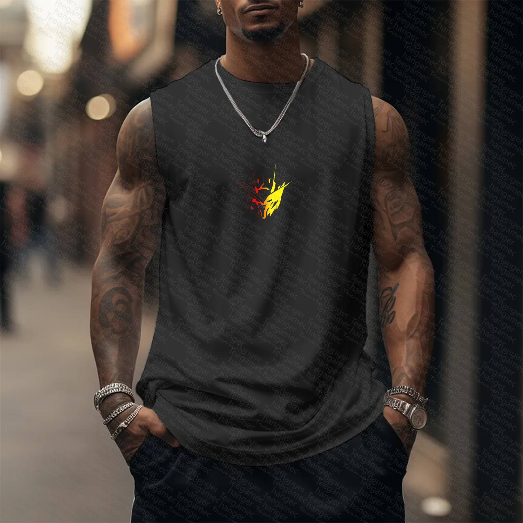 Unisex  “Gundam Series” Casual Anime  Tank Top