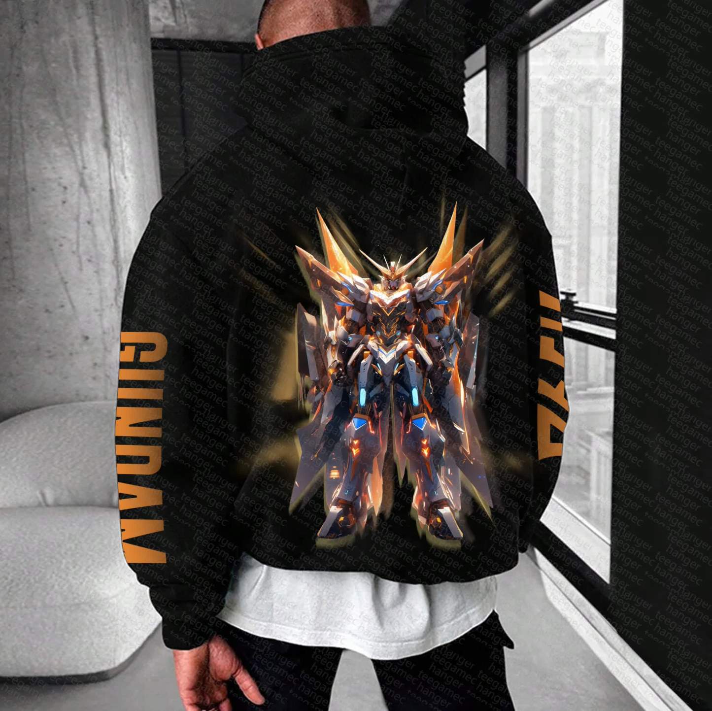 Unisex “Gundam Series” Anime Graphic Streetwear Vintage Hoodie
