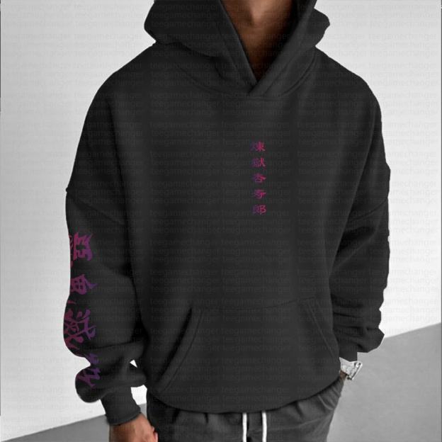 Unisex Anime Graphic Streetwear Vintage Hoodie丨Demon Slayer
