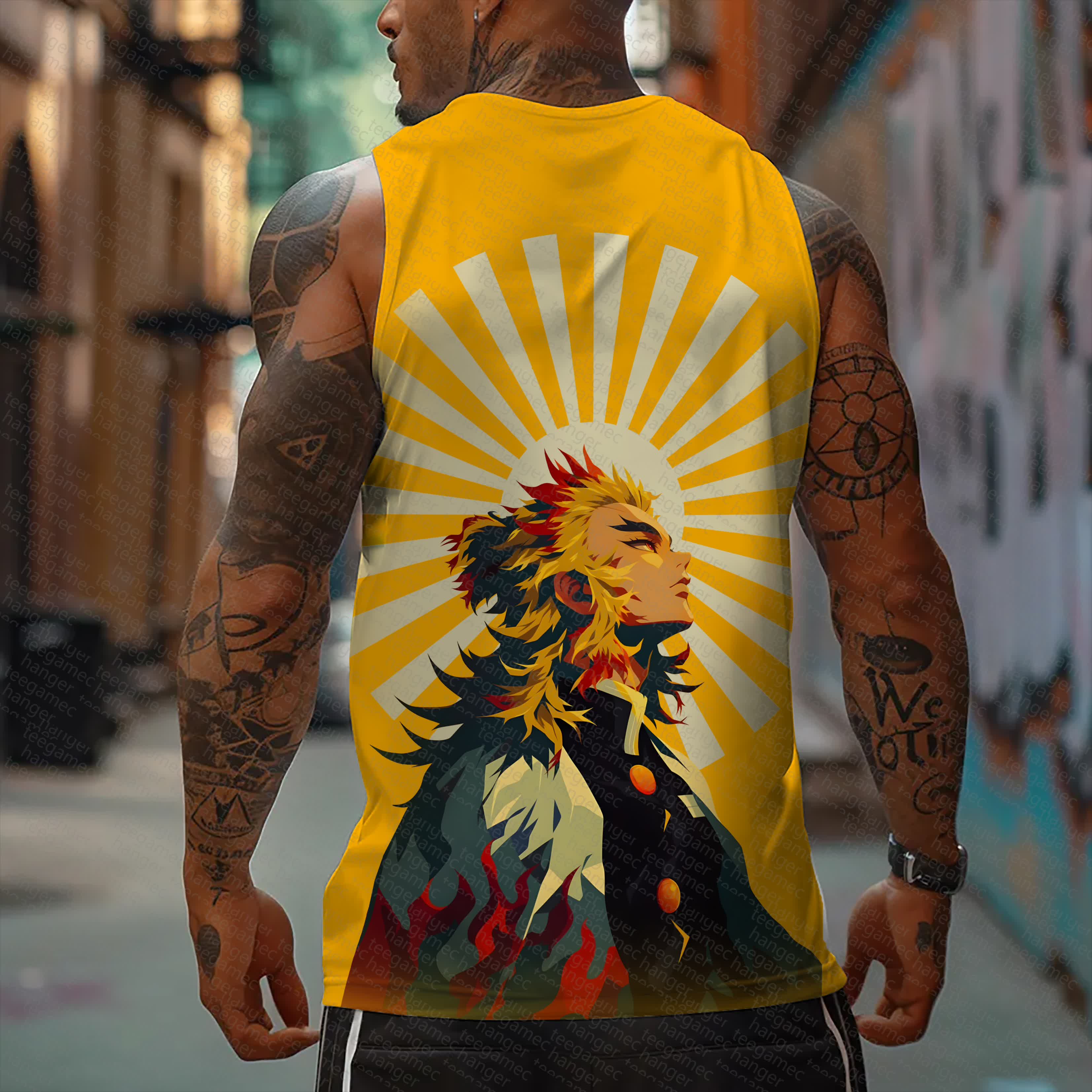 Unisex  “Demon Slayer” Casual Anime  Tank Top