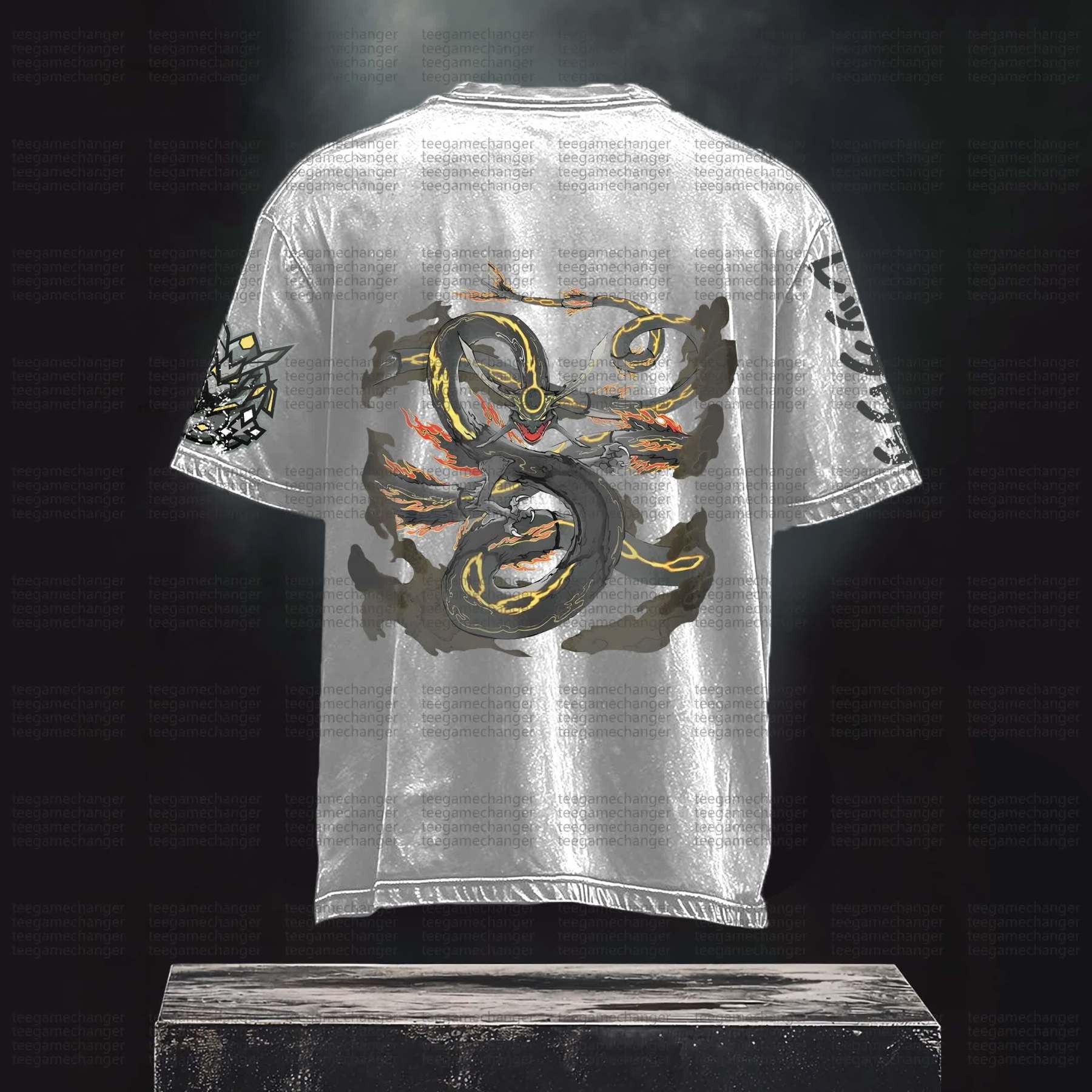 Unisex Anime Inspired Vintage T-Shirt丨Demon Slayer X Pokémon