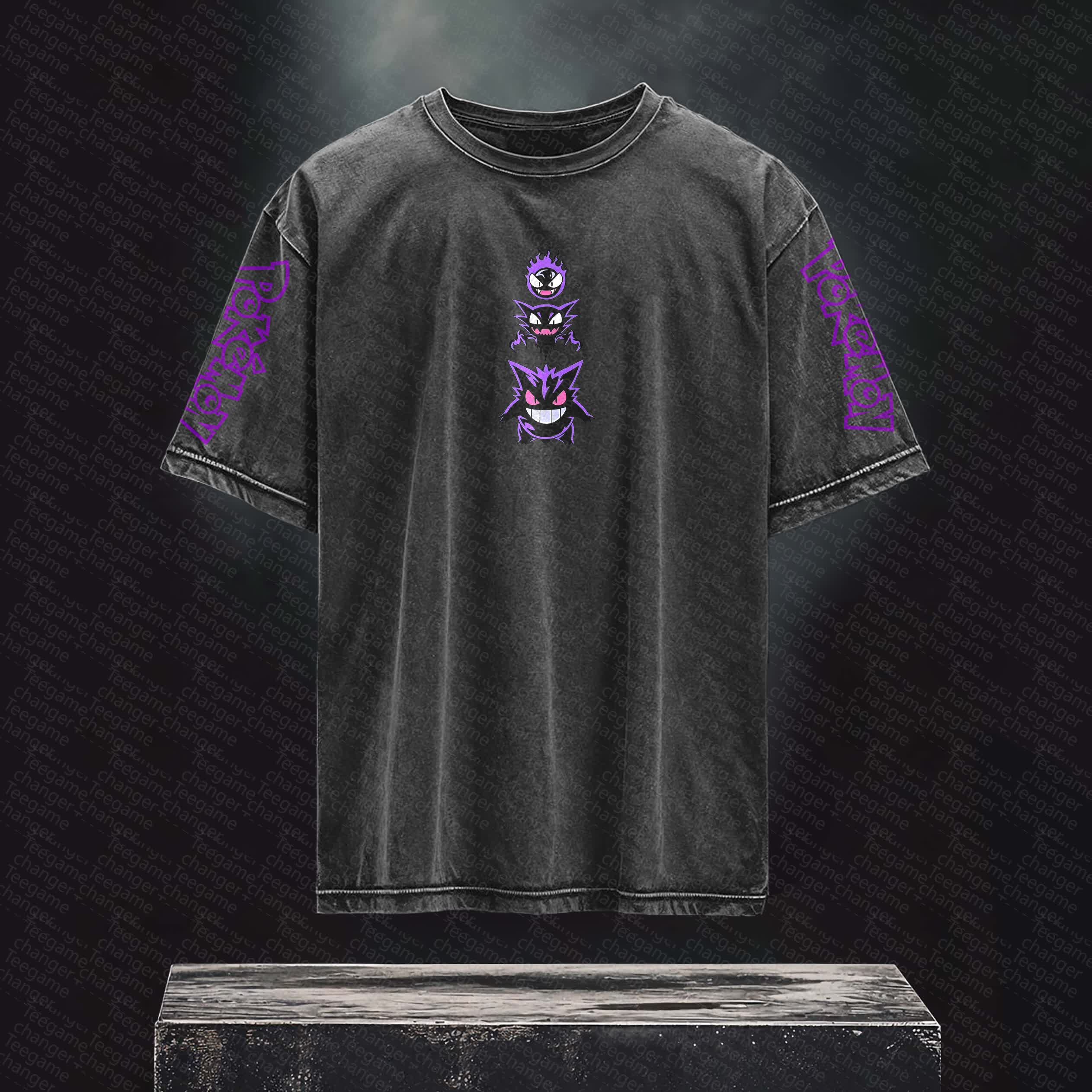 Unisex Anime Inspired Vintage T-Shirt丨 Pokémon