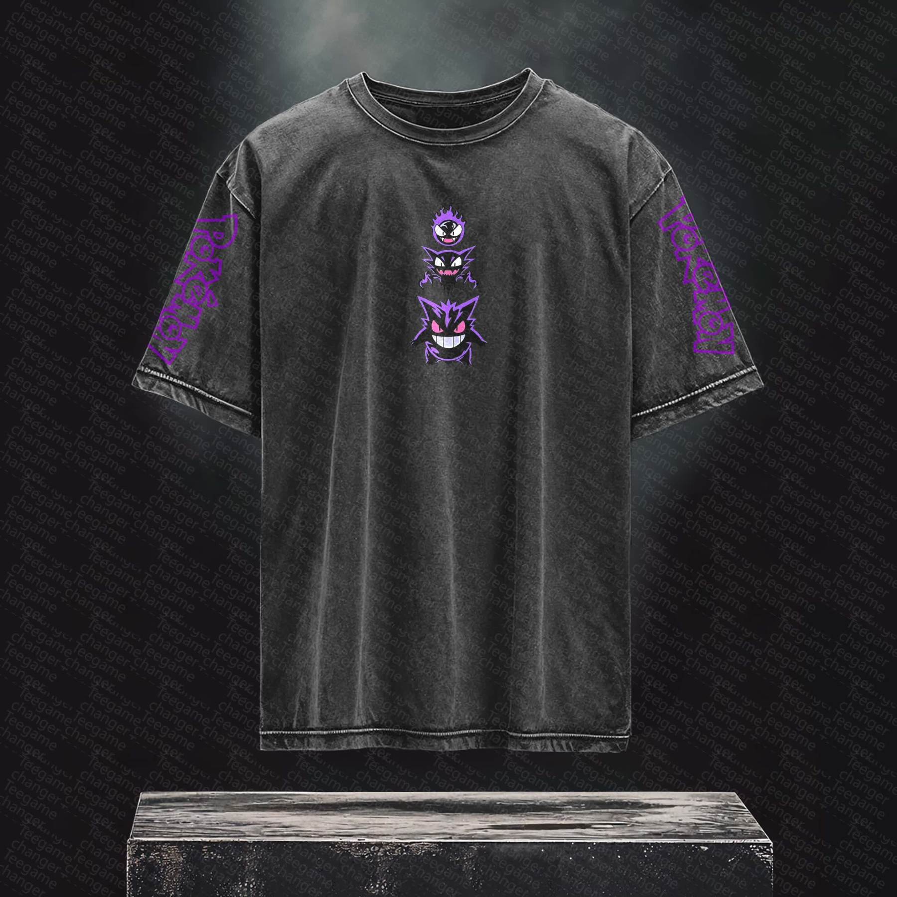 Unisex Anime Inspired Vintage T-Shirt丨 Pokémon