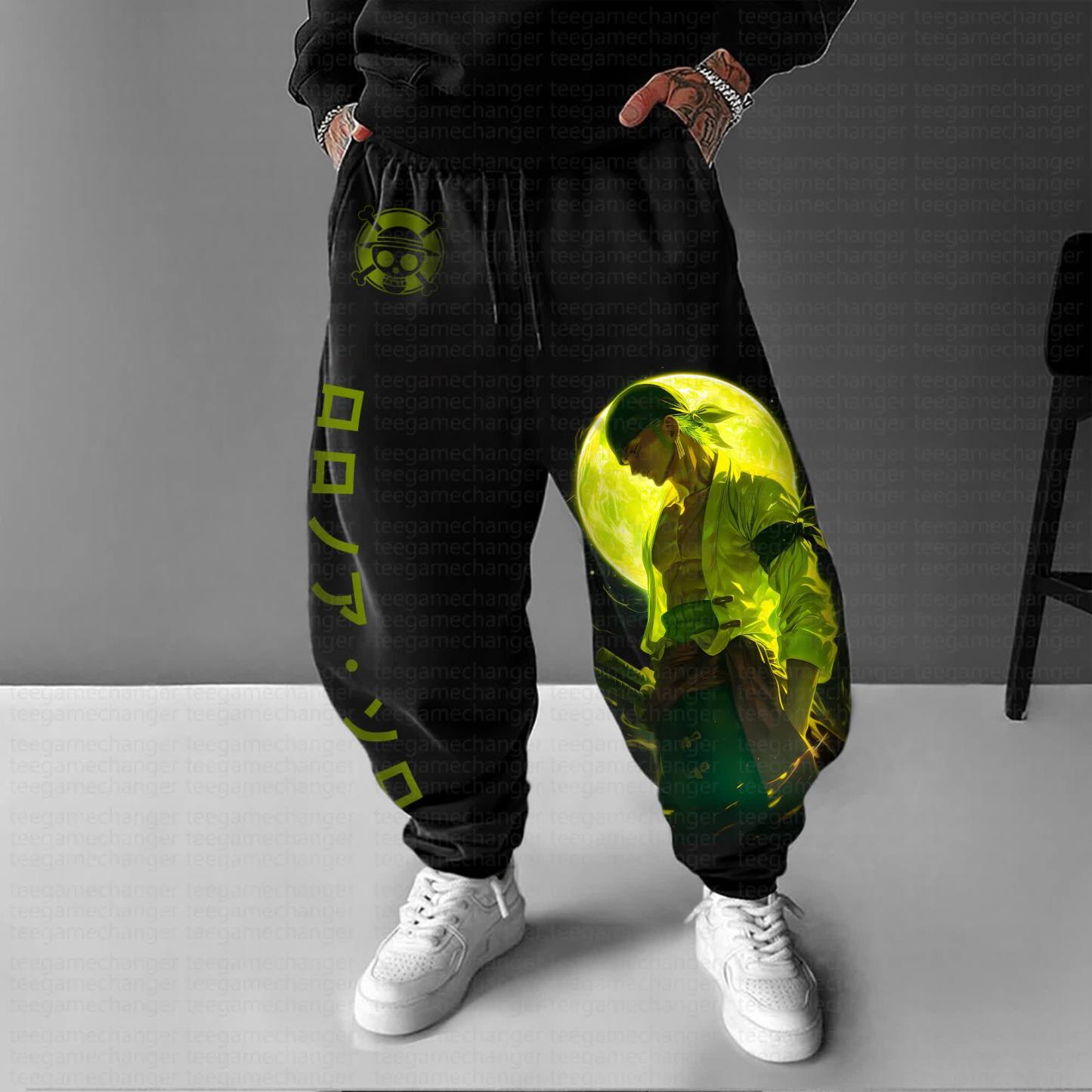 Unisex Anime Inspired Vintage Pants丨Demon Slayer X Pokémon