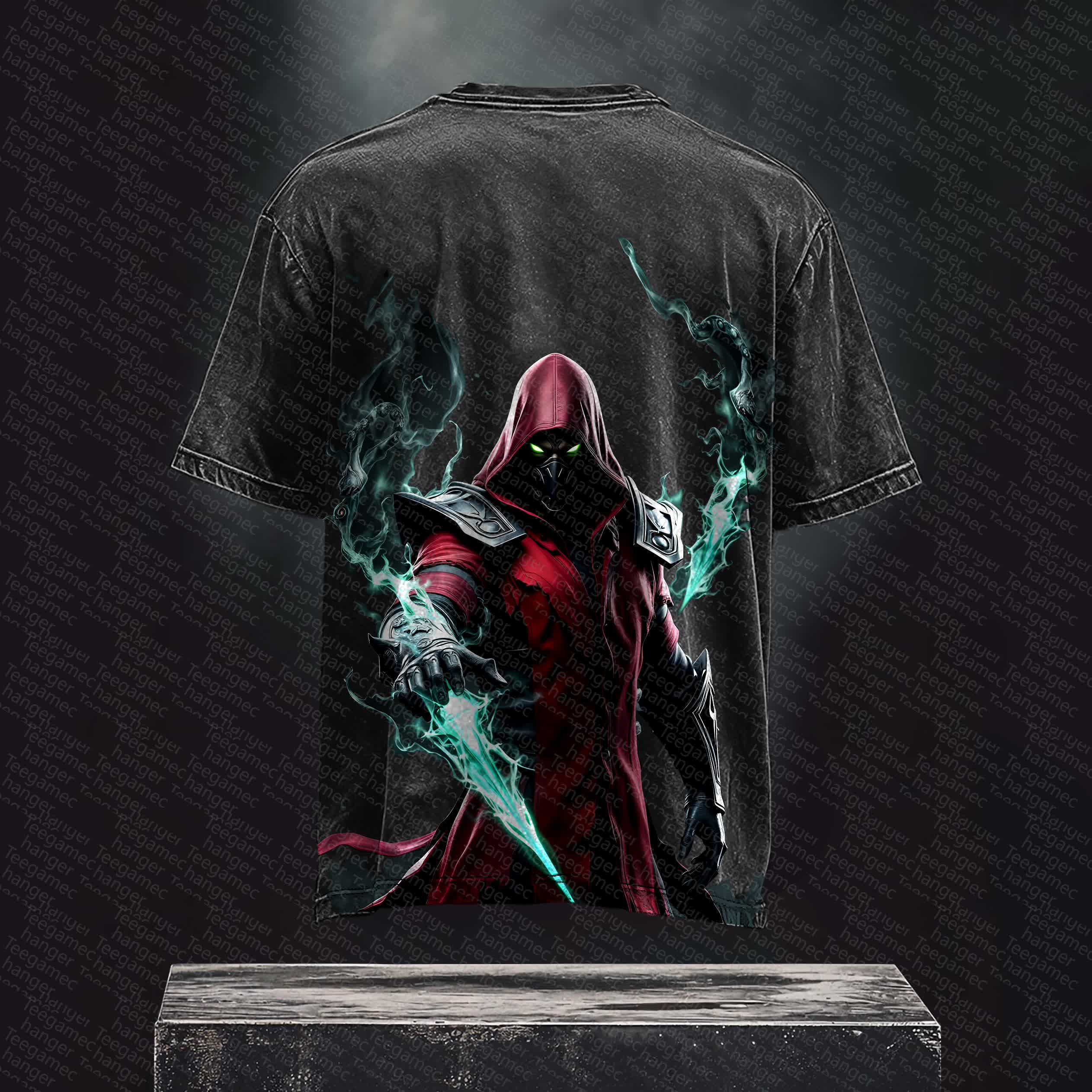 Unisex  Inspired Vintage Washed T-Shirt丨 Mortal Kombat