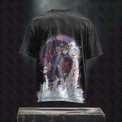 Unisex  Inspired Vintage Washed T-Shirt丨 Mortal Kombat