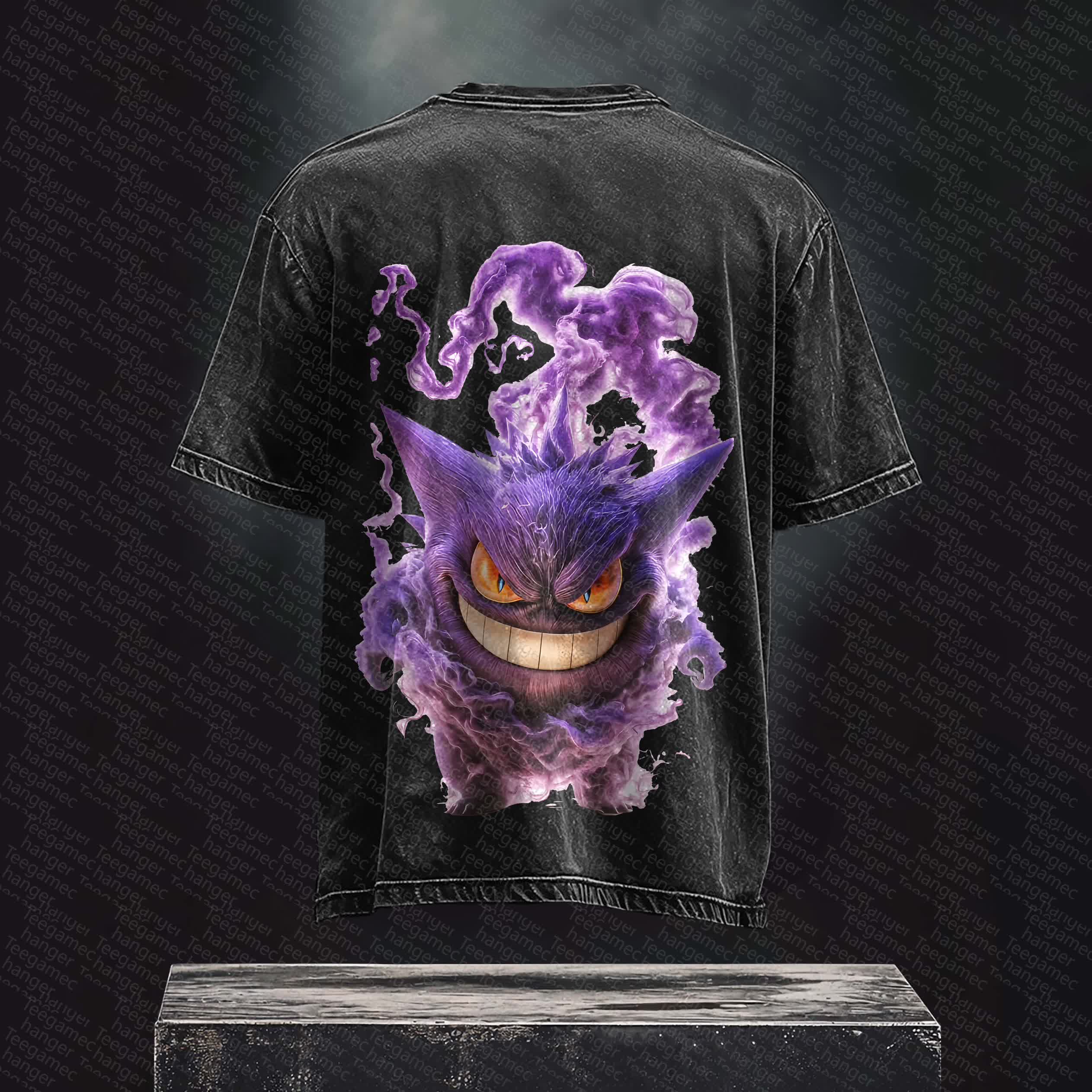 Unisex Anime Inspired Vintage Washed T-Shirt丨 Pokémon