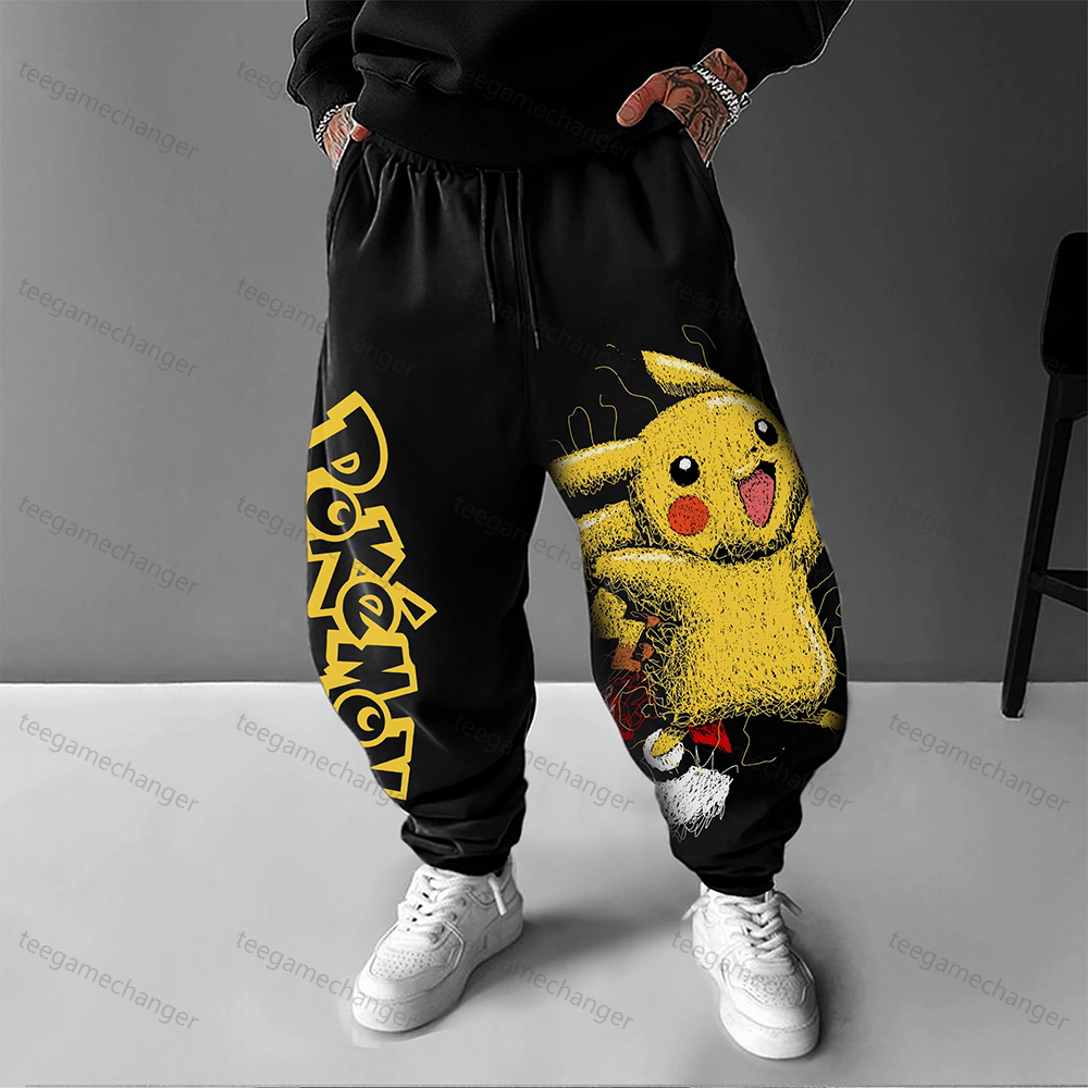 Unisex “Pokémon” Casual Anime Streetwear Pants