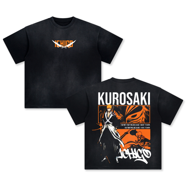 Unisex Fit ANIME Washed T-Shirt