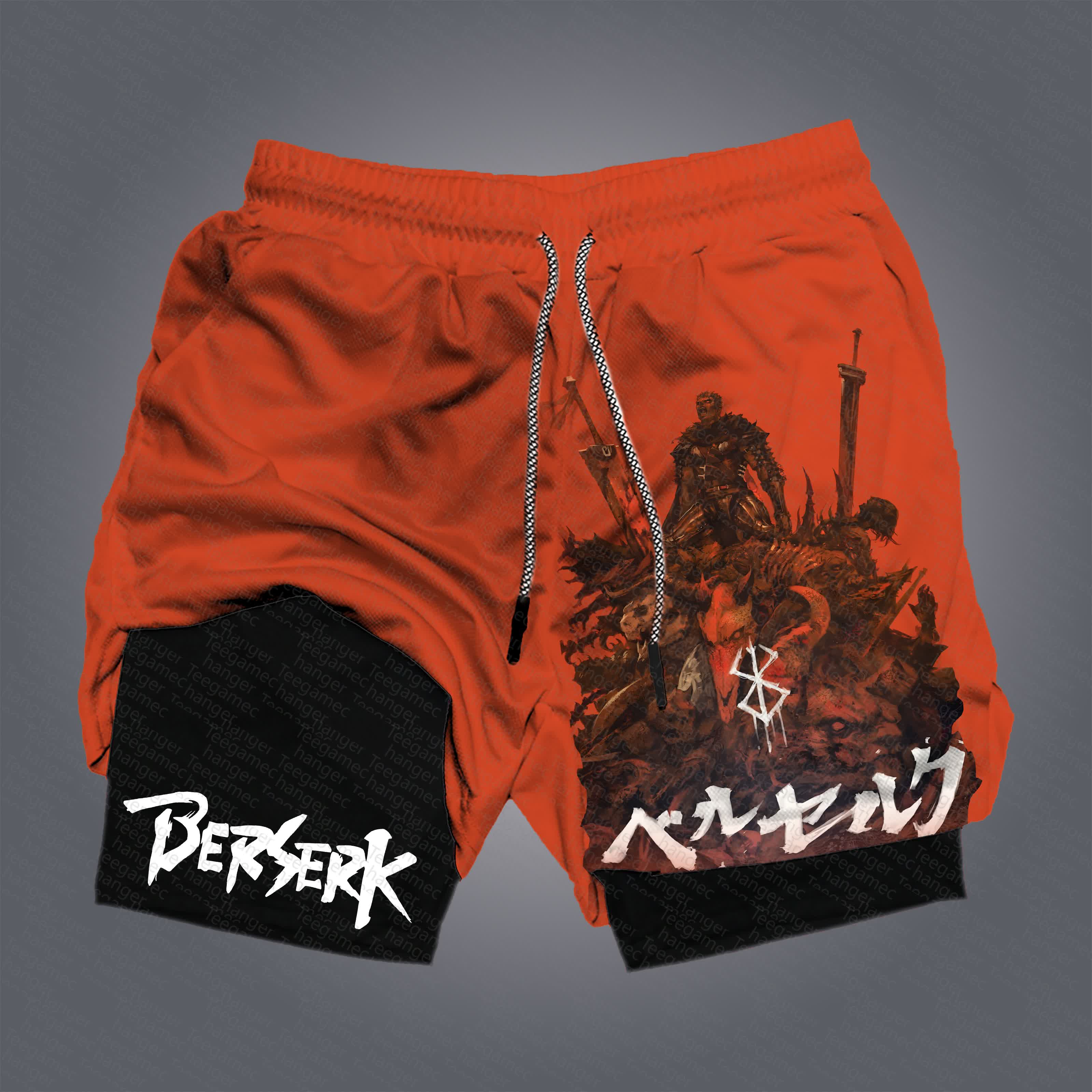 Unisex  “Berserk” Casual Anime Streetwear Shorts