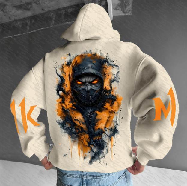 Unisex “Mortal Kombat”  Graphic Streetwear Vintage Hoodie