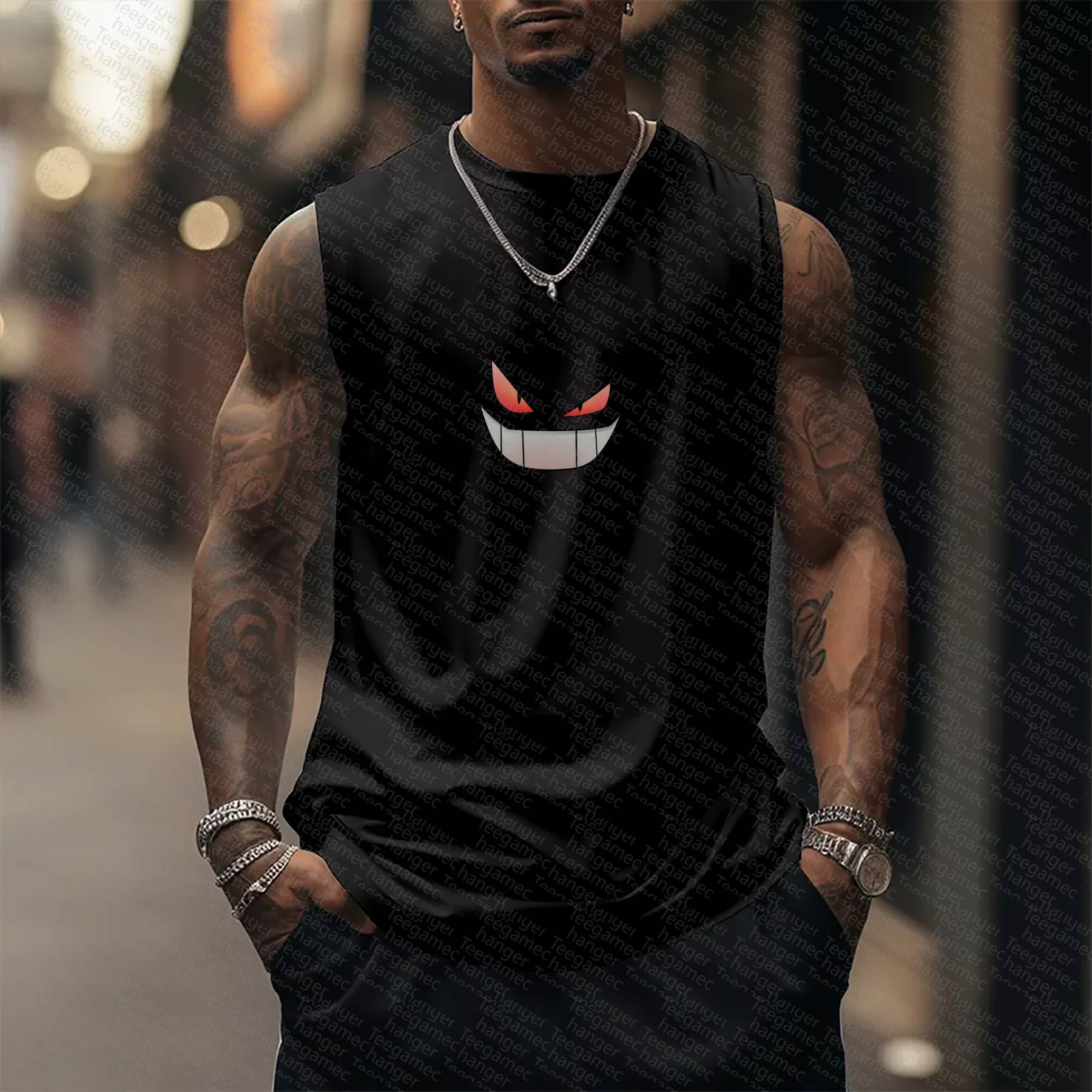 Unisex  “Pokémon” Casual Anime  Tank Top