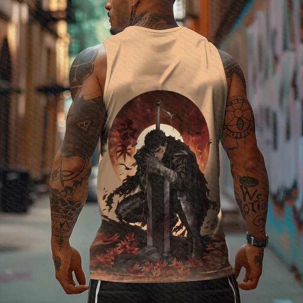 Unisex  “Berserk” Casual Anime  Tank Top