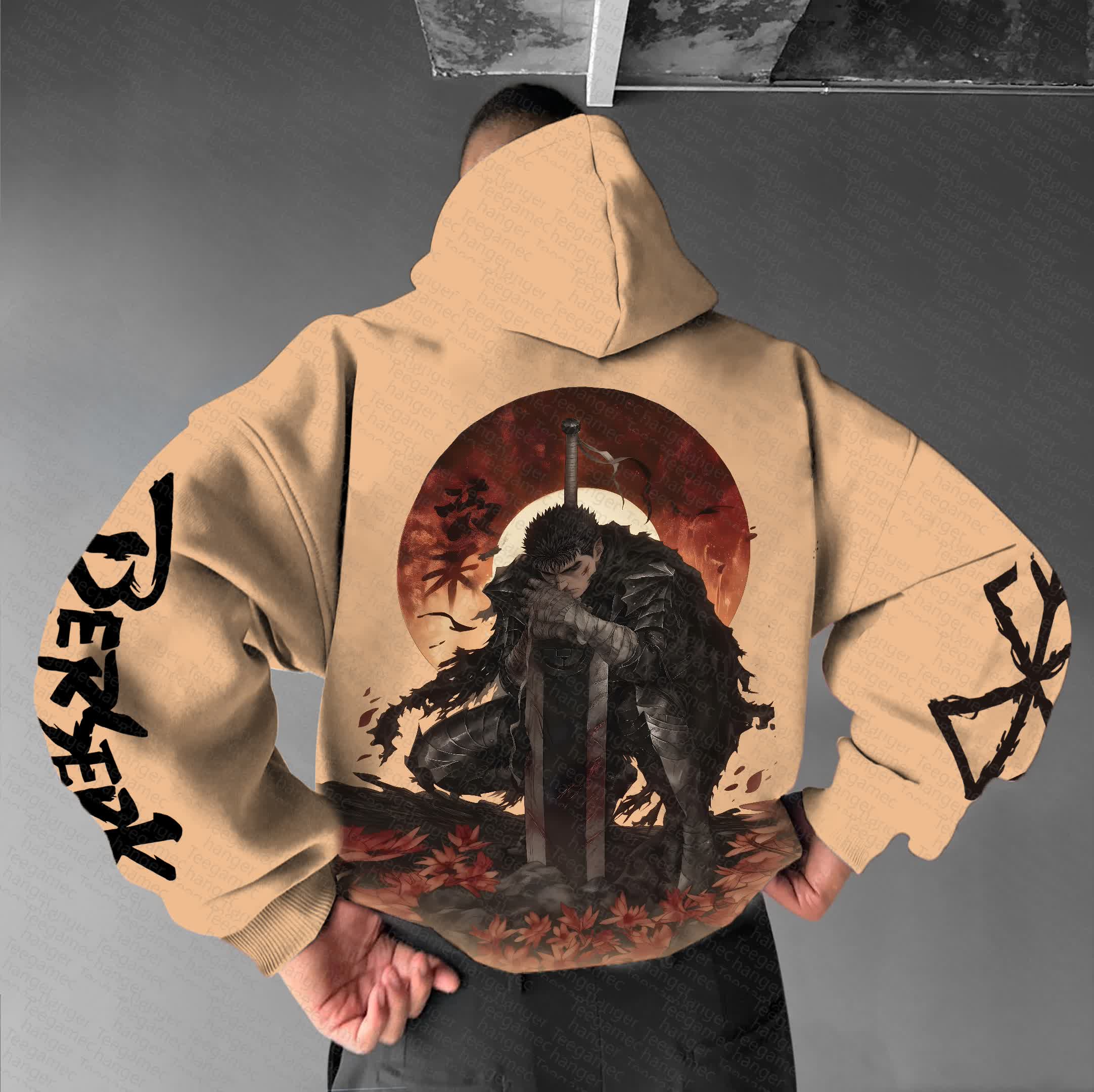 Unisex “Berserk” Anime Graphic Streetwear Vintage Hoodie