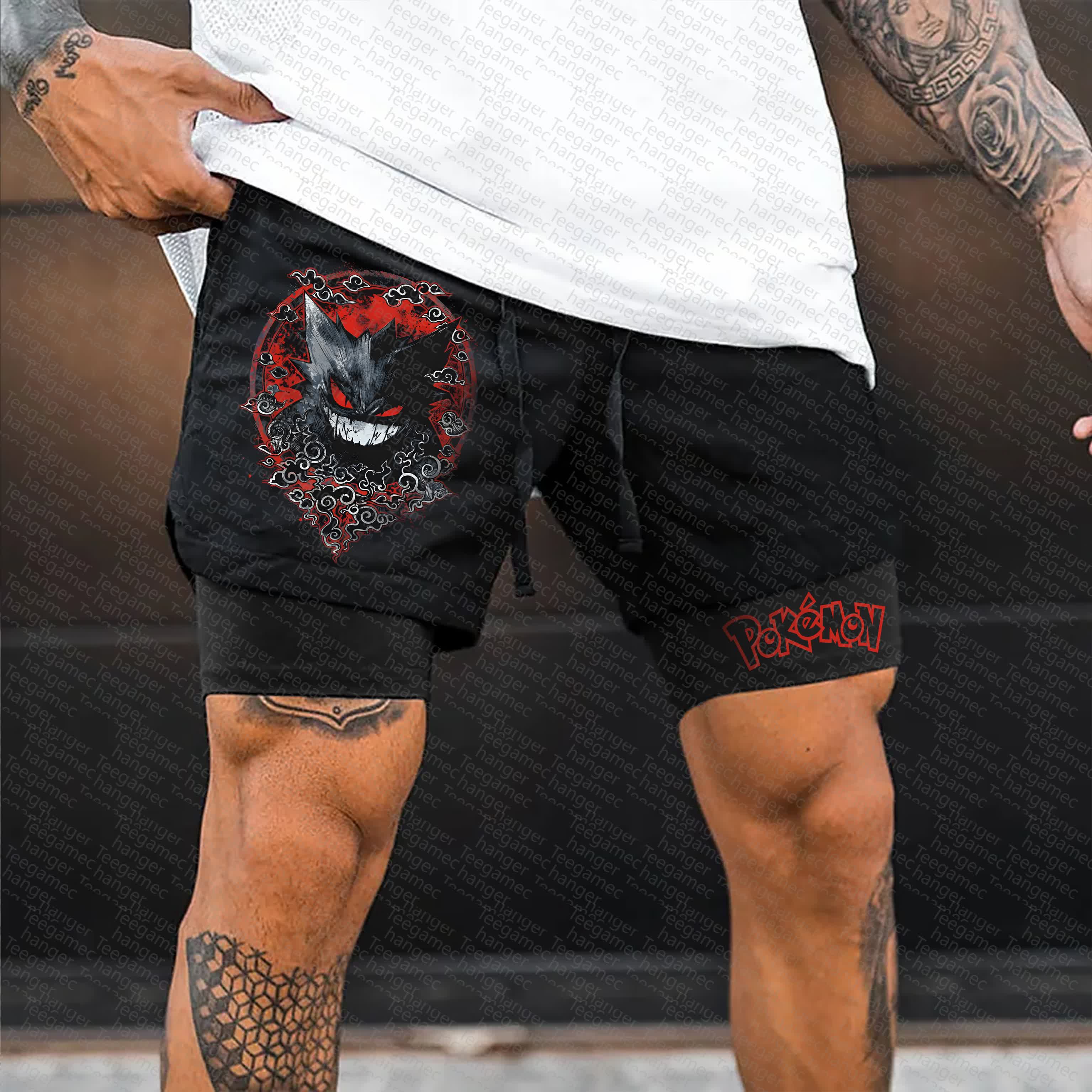 Unisex  “Pokémon” Casual Anime Streetwear Shorts