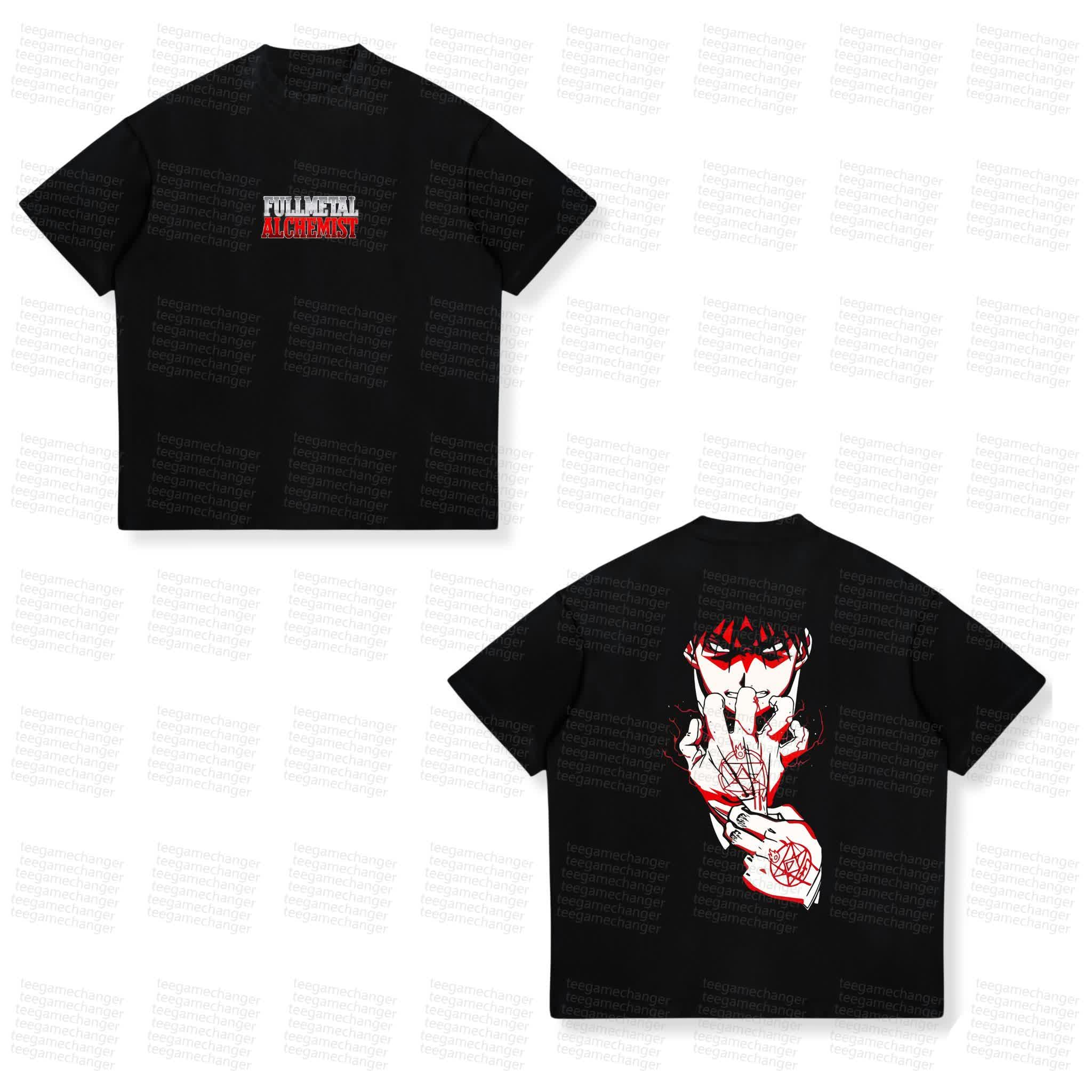 Unisex  "Fullmetal Alchemist" Anime Inspired Vintage T-Shirt