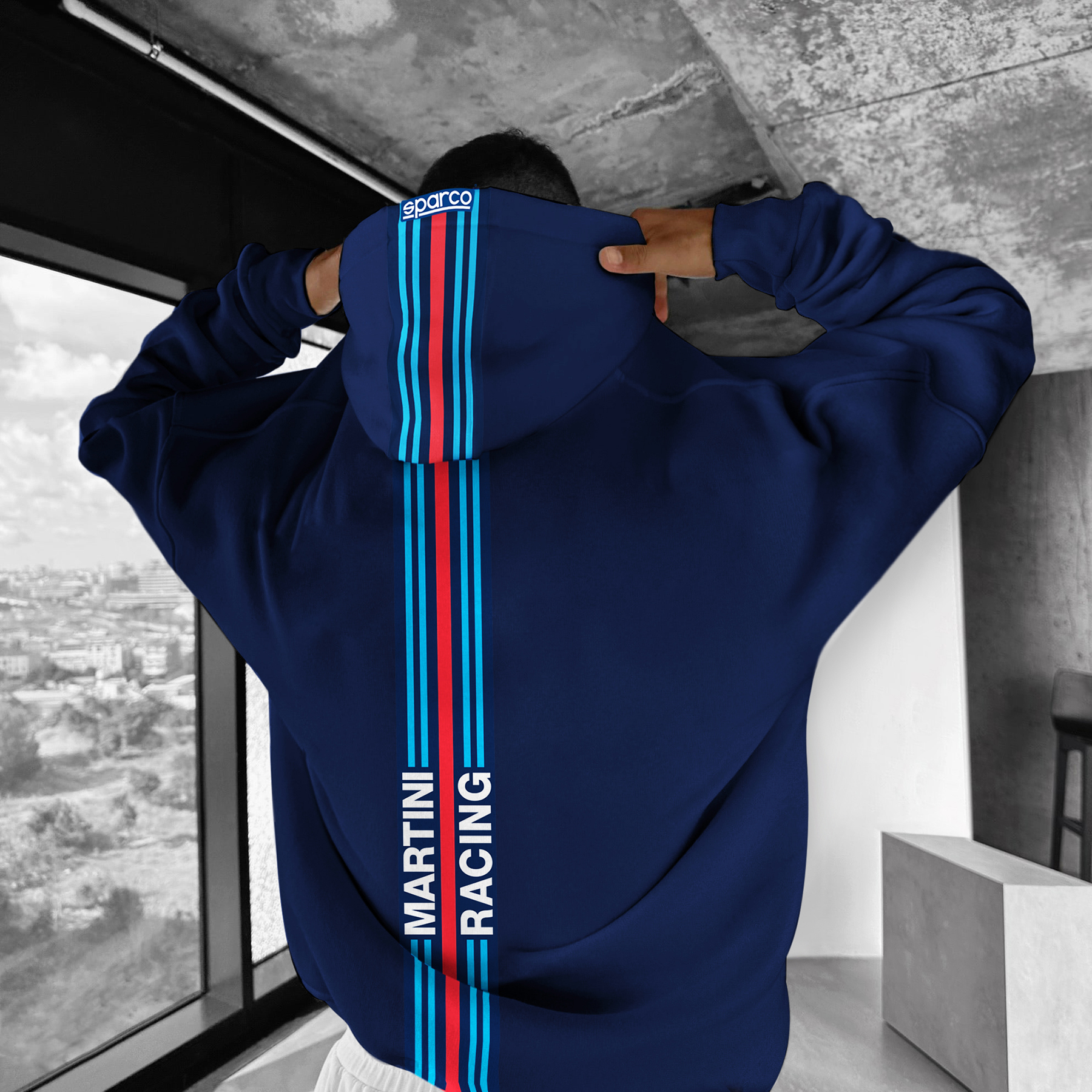 Oversize Martini Racing Hoodie