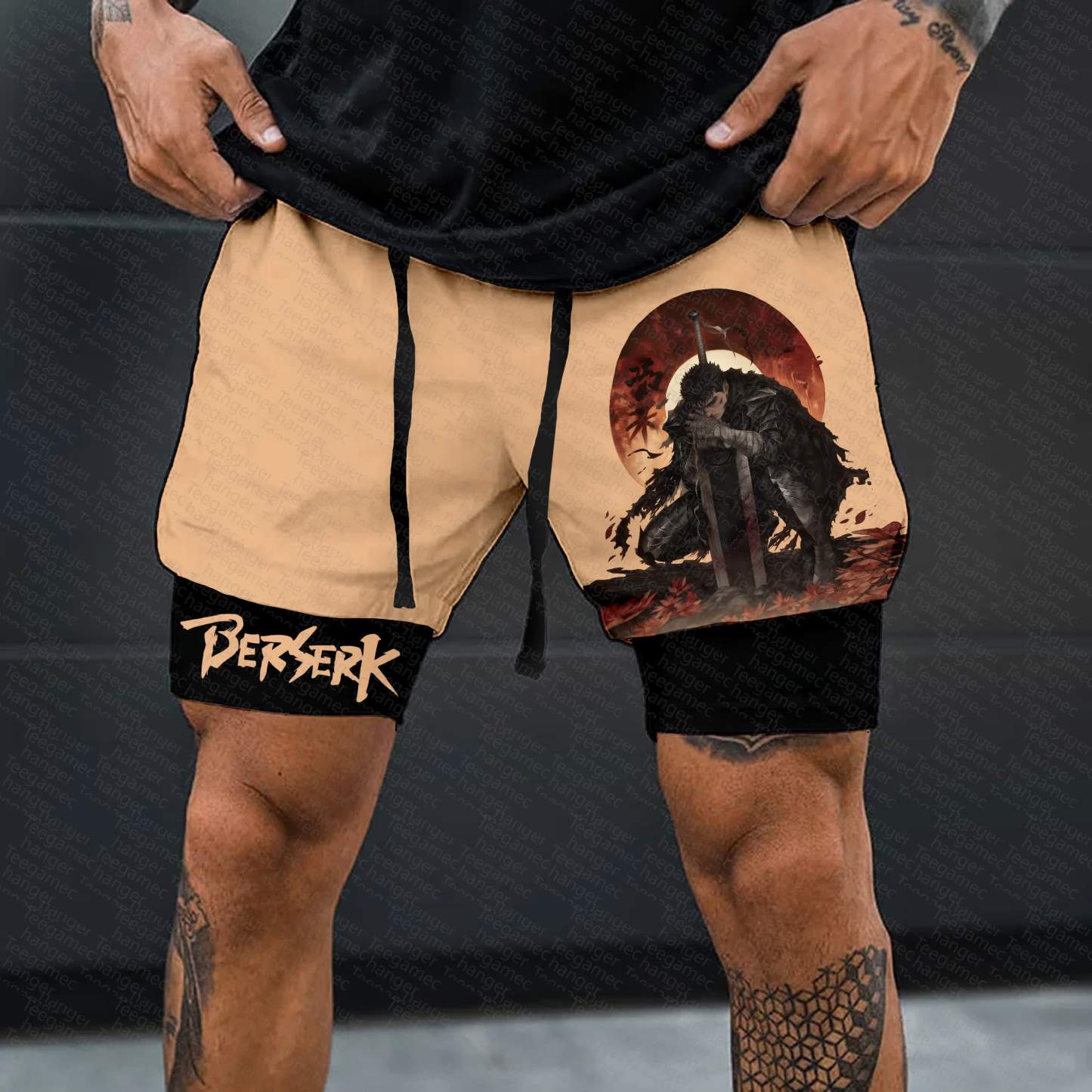 Unisex  “Berserk” Casual Anime Streetwear Shorts
