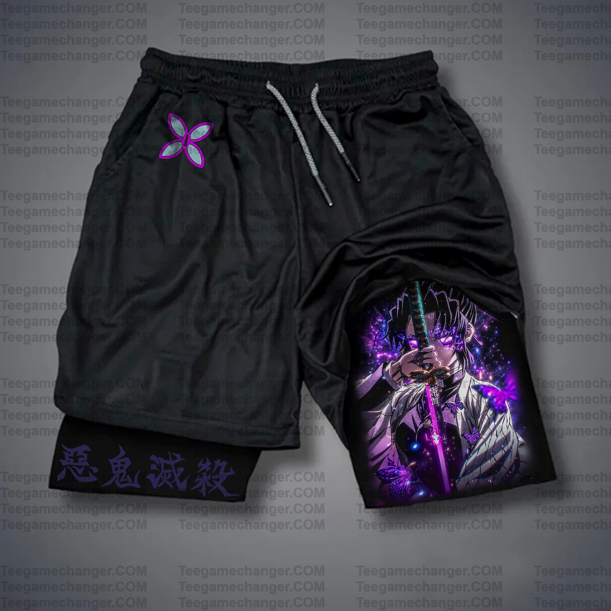 Unisex “ Demon Slayer: Kimetsu no Yaiba” Casual Streetwear Shorts