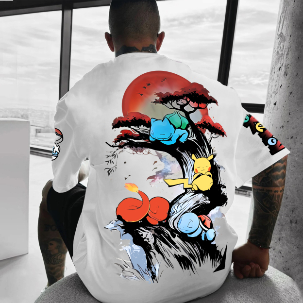 Unisex Anime Inspired Vintage T-Shirt