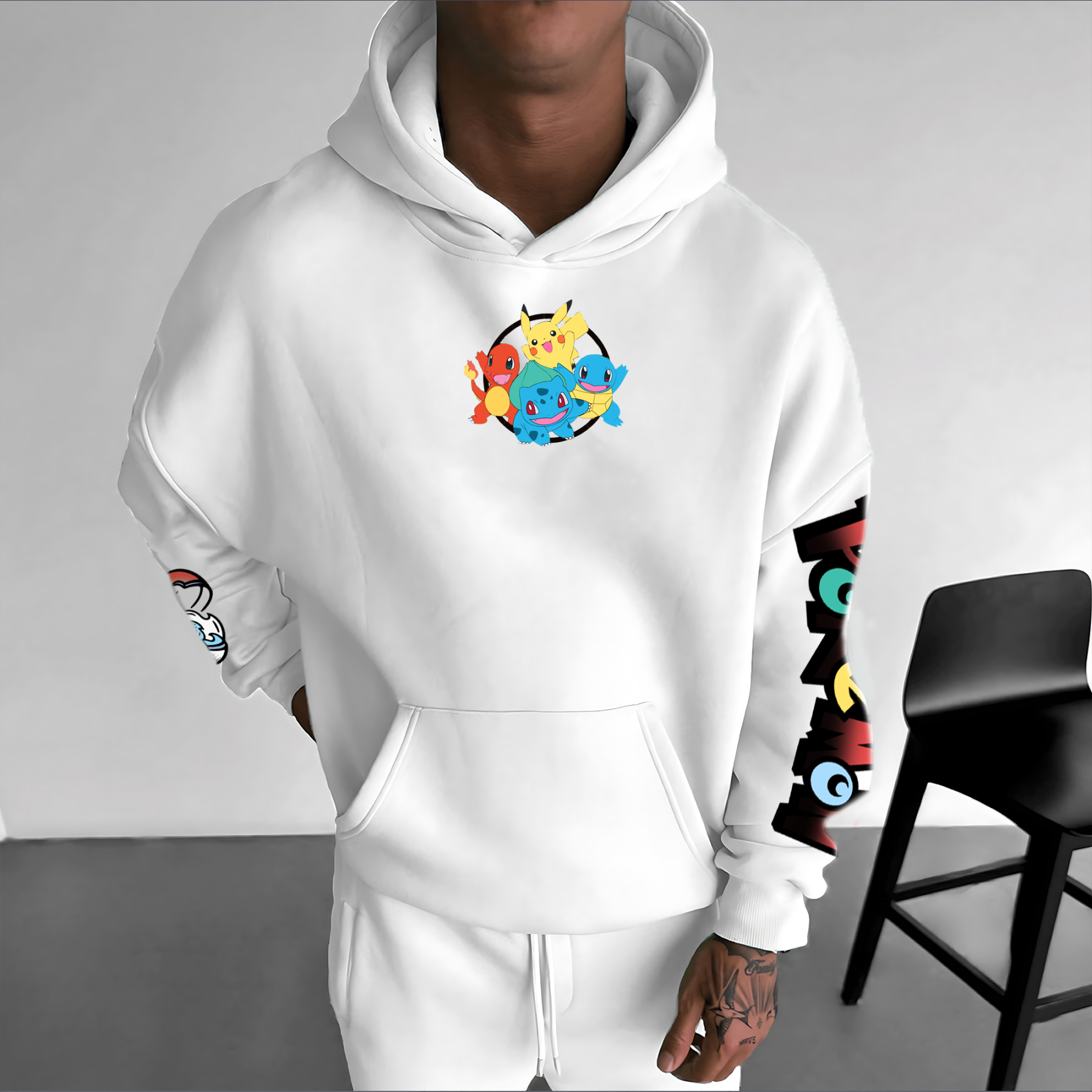 Unisex Anime Graphic Streetwear Vintage Hoodie