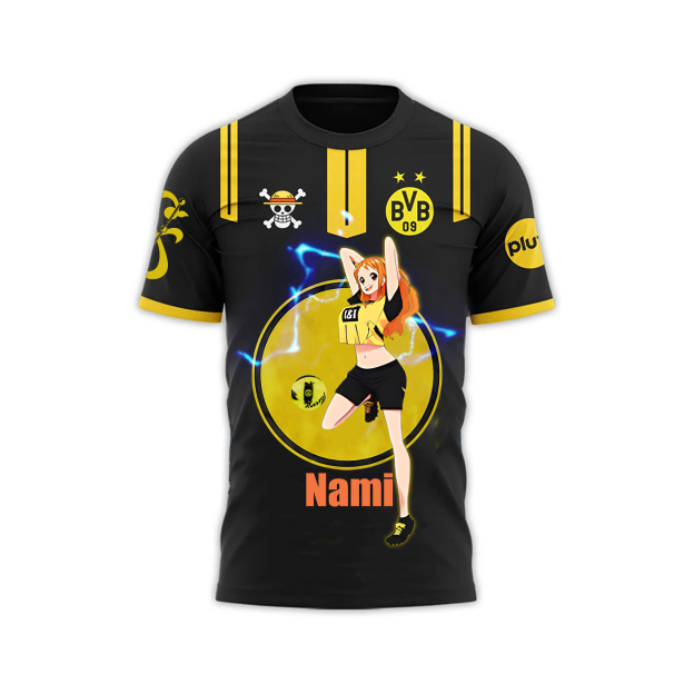 Unisex Vintage T-shirt | Borussia Dortmund x One Piece