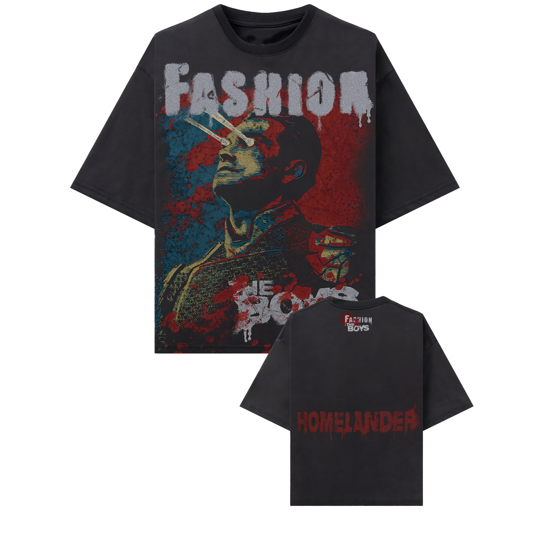 Unisex Portrait Fashion Vintage T-Shirt