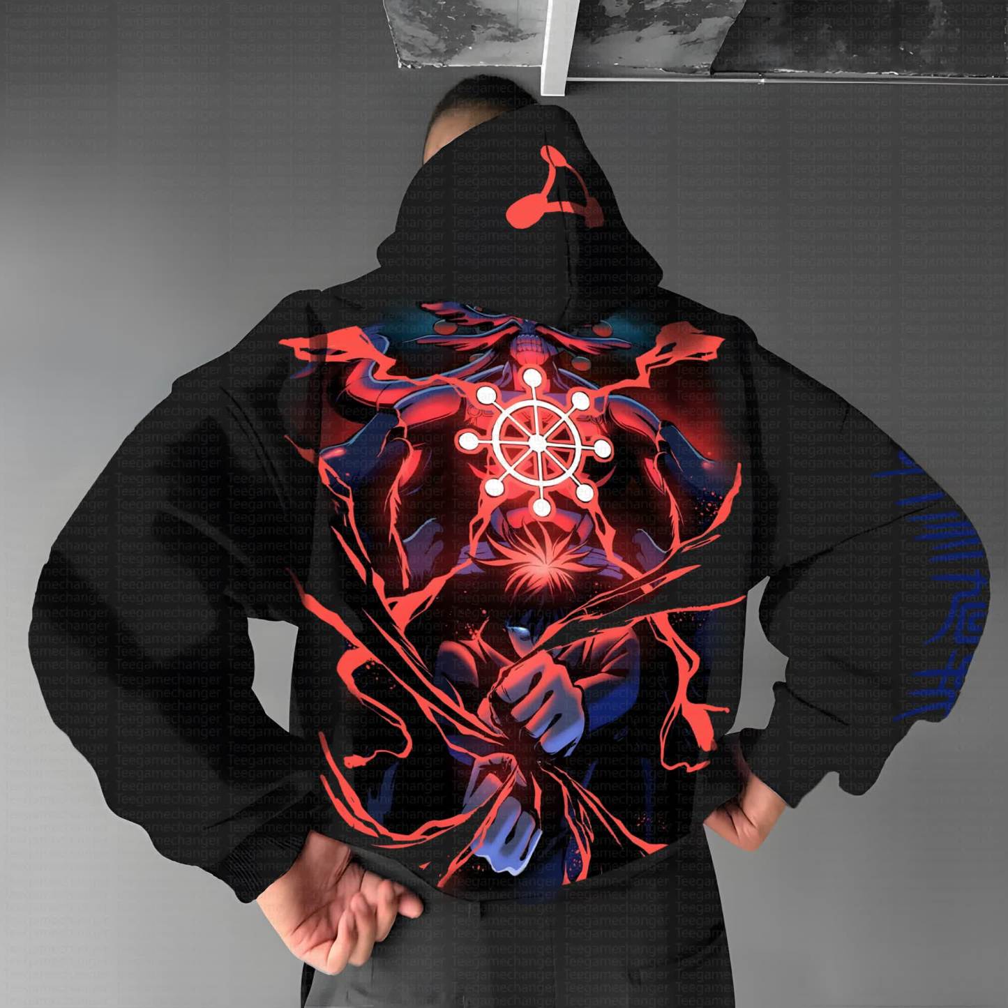 Unisex “JJK” Anime Graphic Streetwear Vintage Hoodie