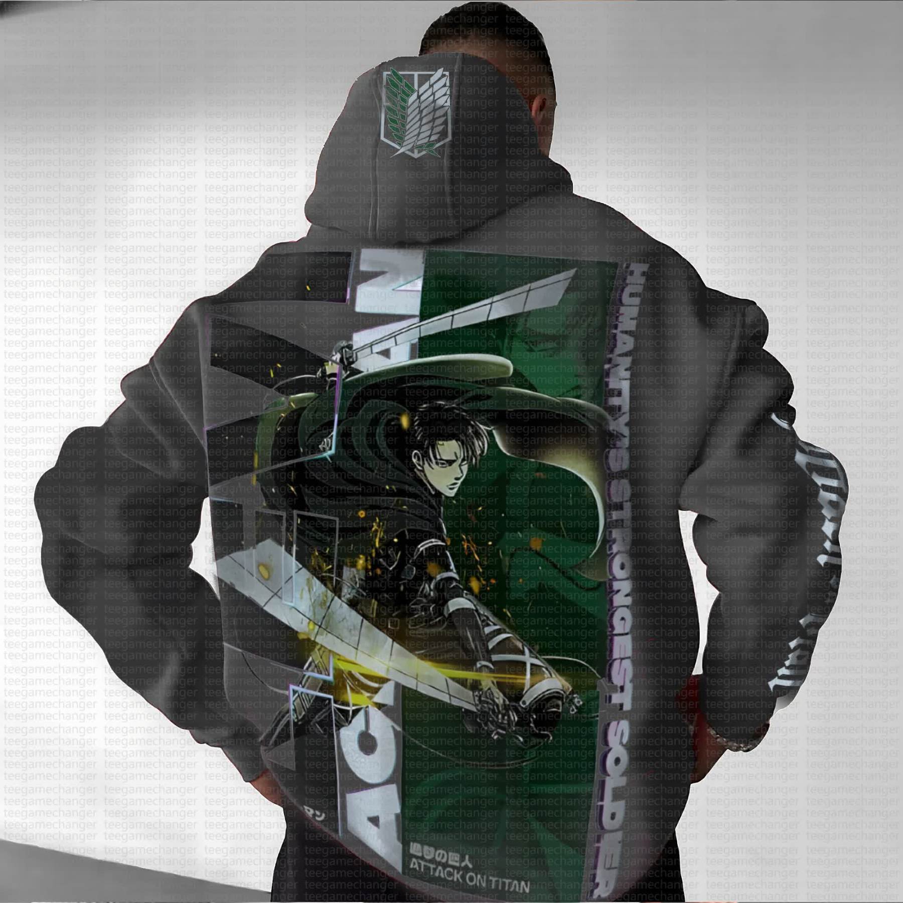 Unisex “AOT” Anime Graphic Streetwear Vintage Hoodie