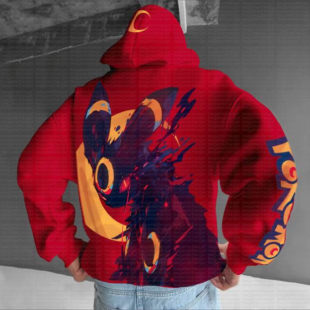 Unisex “Pokémon” Anime Graphic Streetwear Vintage Hoodie