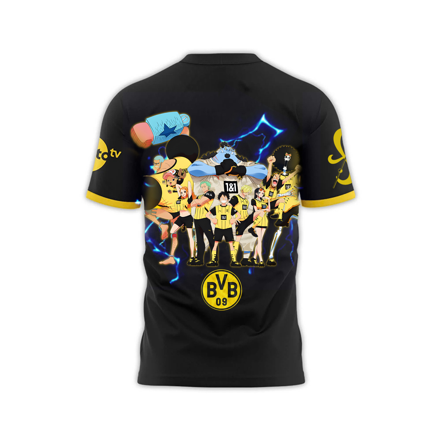 Unisex Vintage T-shirt | Borussia Dortmund x One Piece