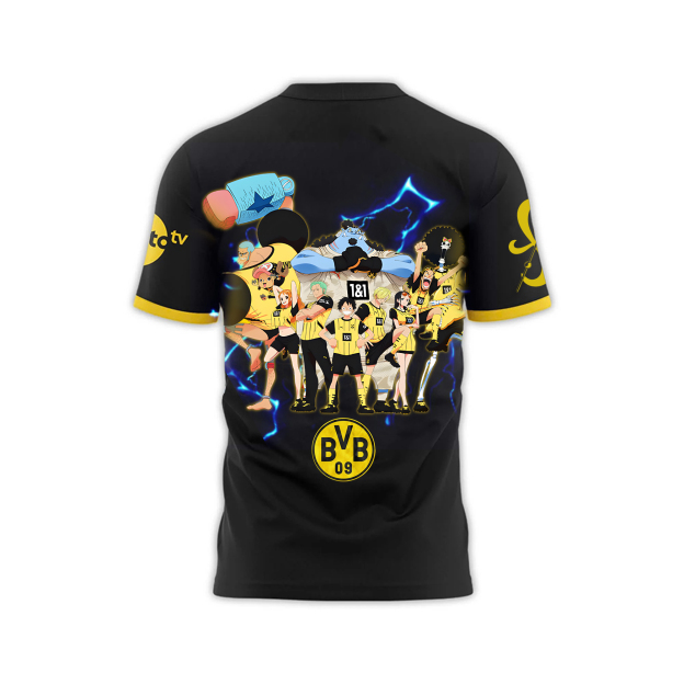Unisex Vintage T-shirt | Borussia Dortmund x One Piece