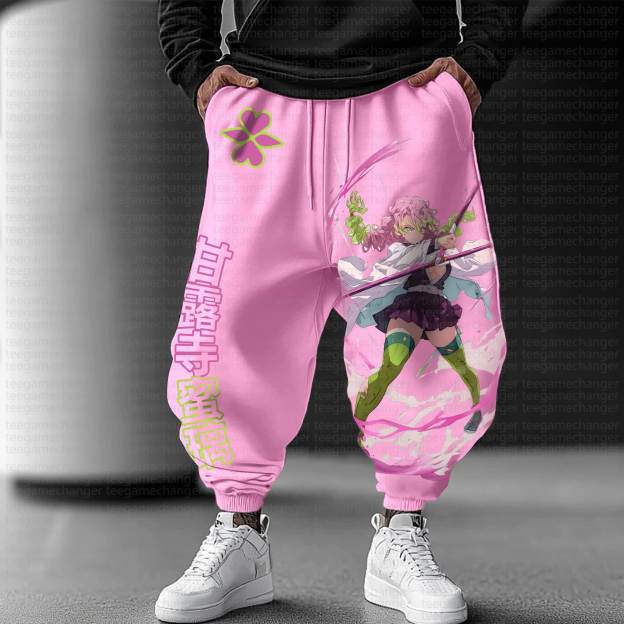 Unisex Anime Inspired Vintage Pants丨Demon Slayer