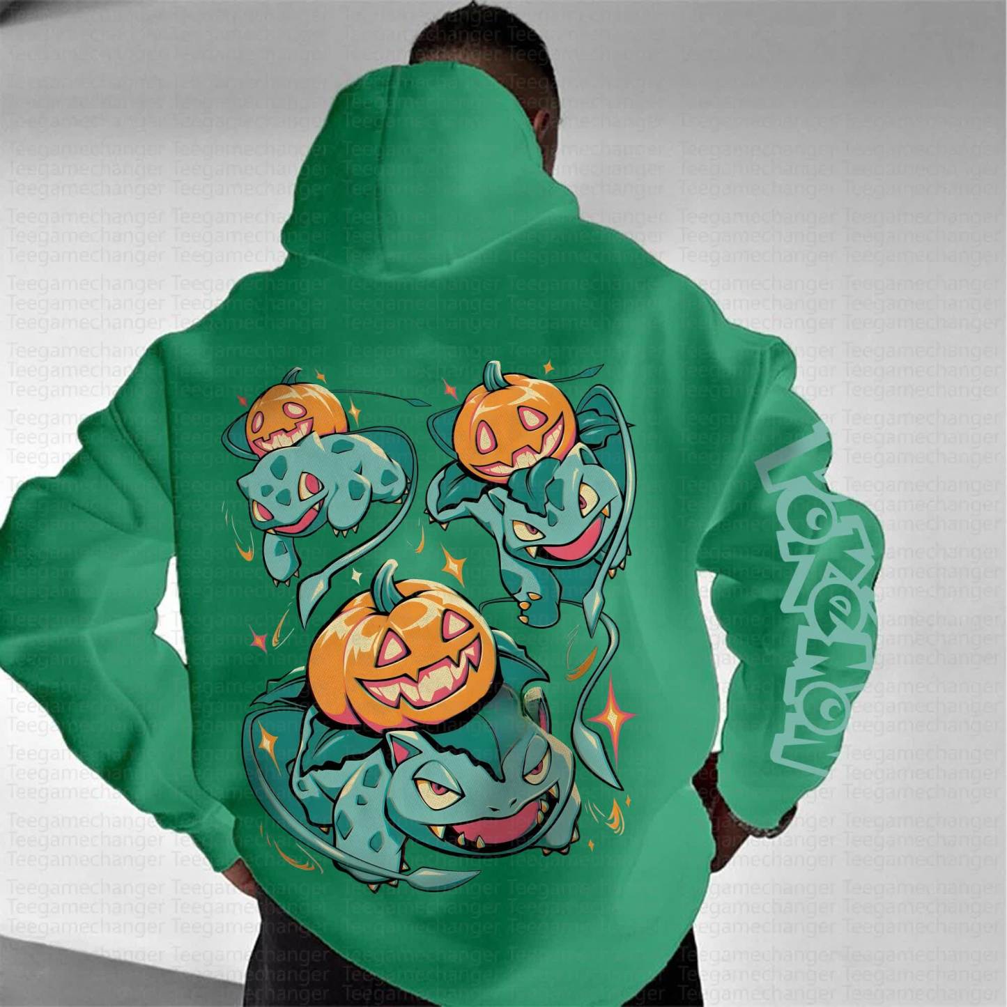 Unisex Anime Graphic Streetwear Vintage Hoodie丨Demon Slayer X Pokémon