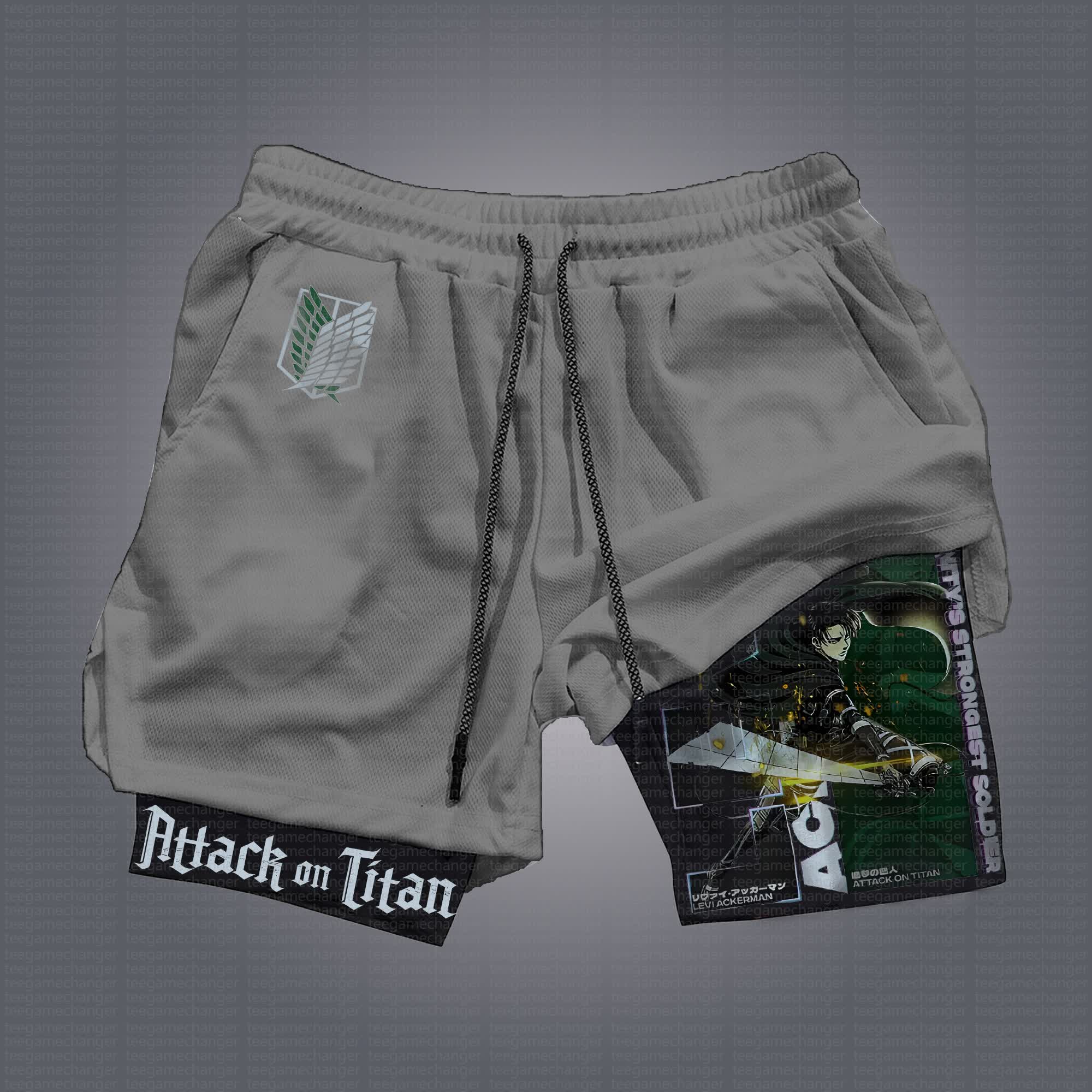 Unisex  “AOT” Casual Anime Streetwear Shorts