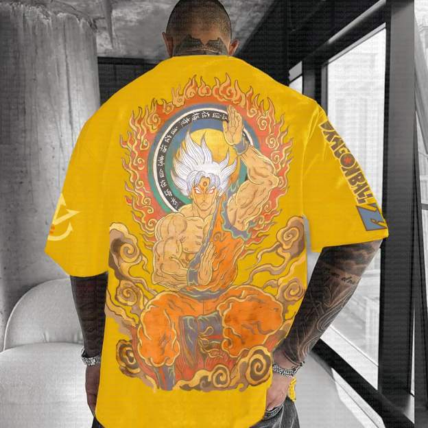 Unisex  "Dragonball" Anime Inspired Vintage T-Shirt