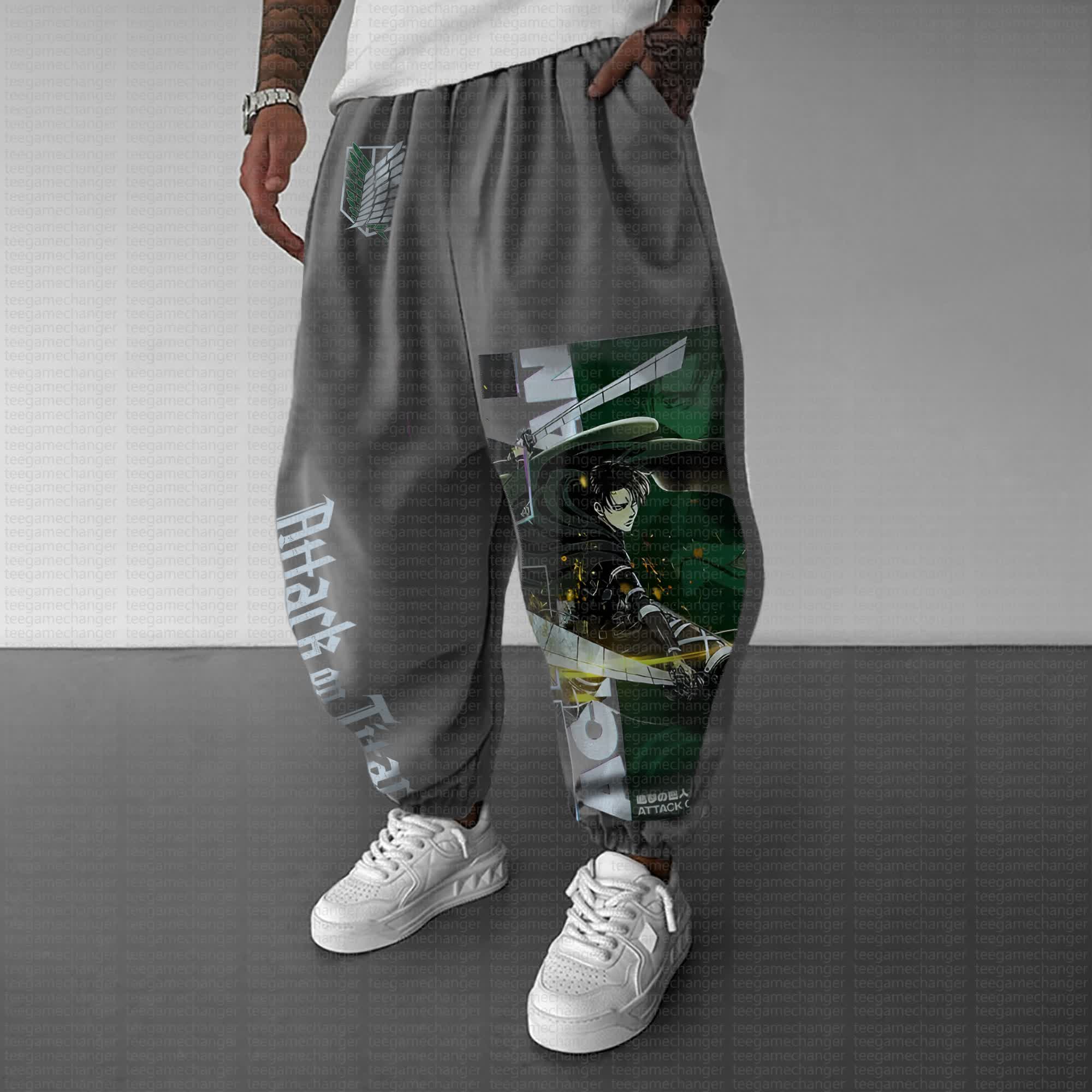 Unisex  “AOT” Casual Anime Streetwear Pants