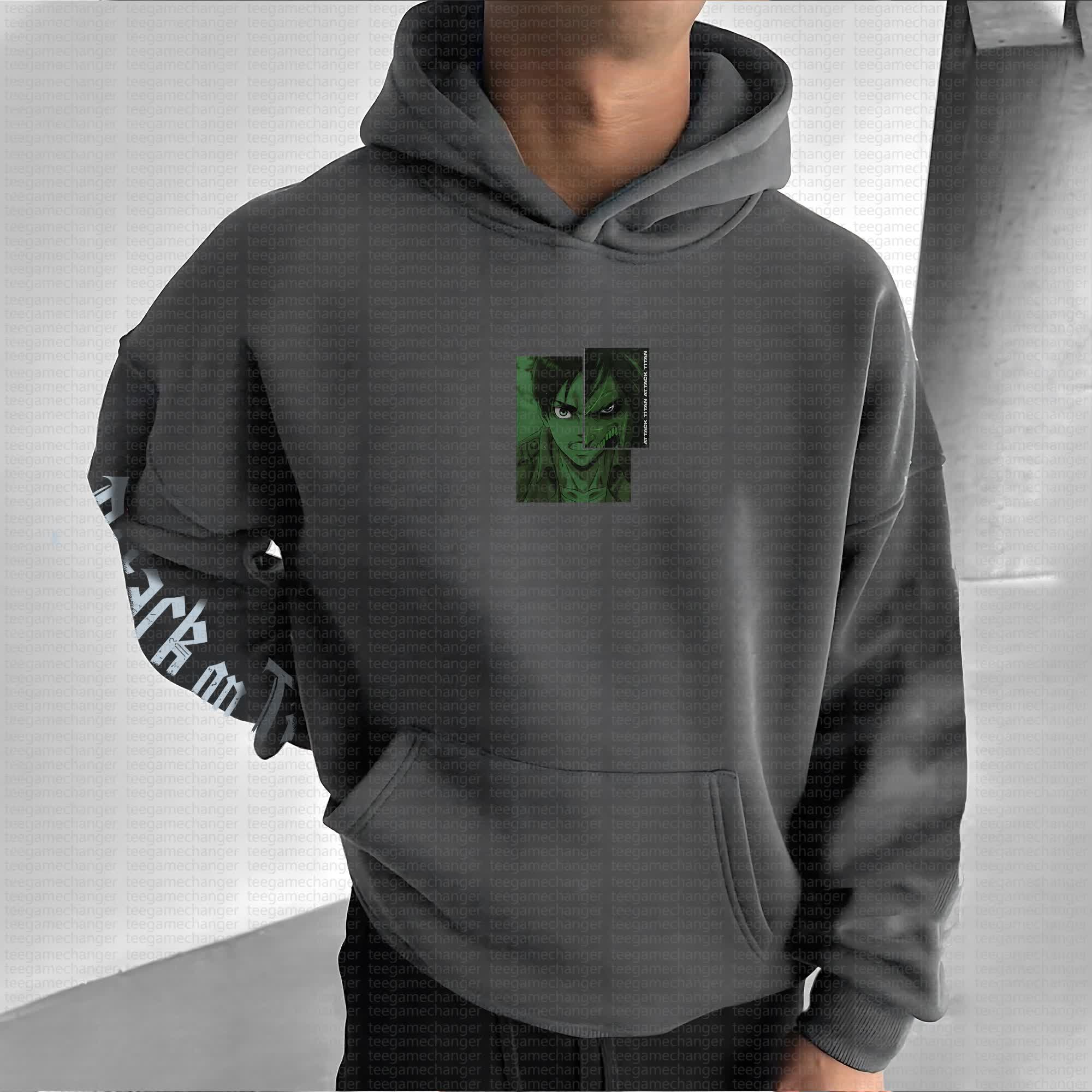 Unisex “AOT” Anime Graphic Streetwear Vintage Hoodie