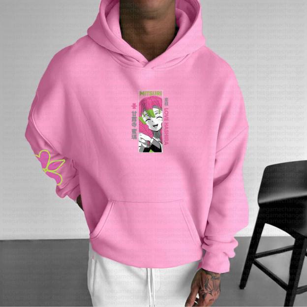 Unisex Anime Graphic Streetwear Vintage Hoodie丨Demon Slayer