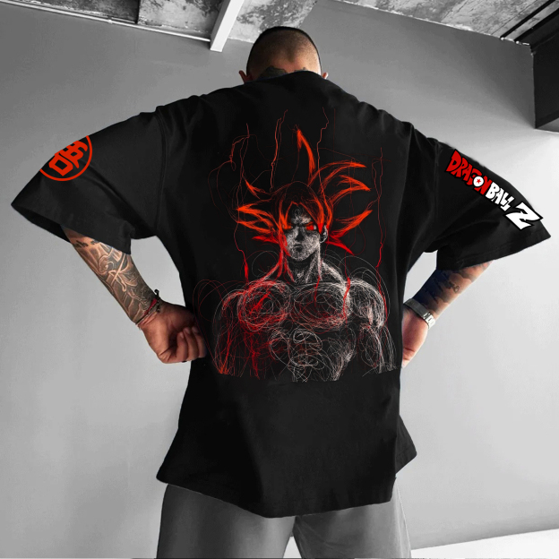 Unisex Anime Inspired Vintage T-Shirt