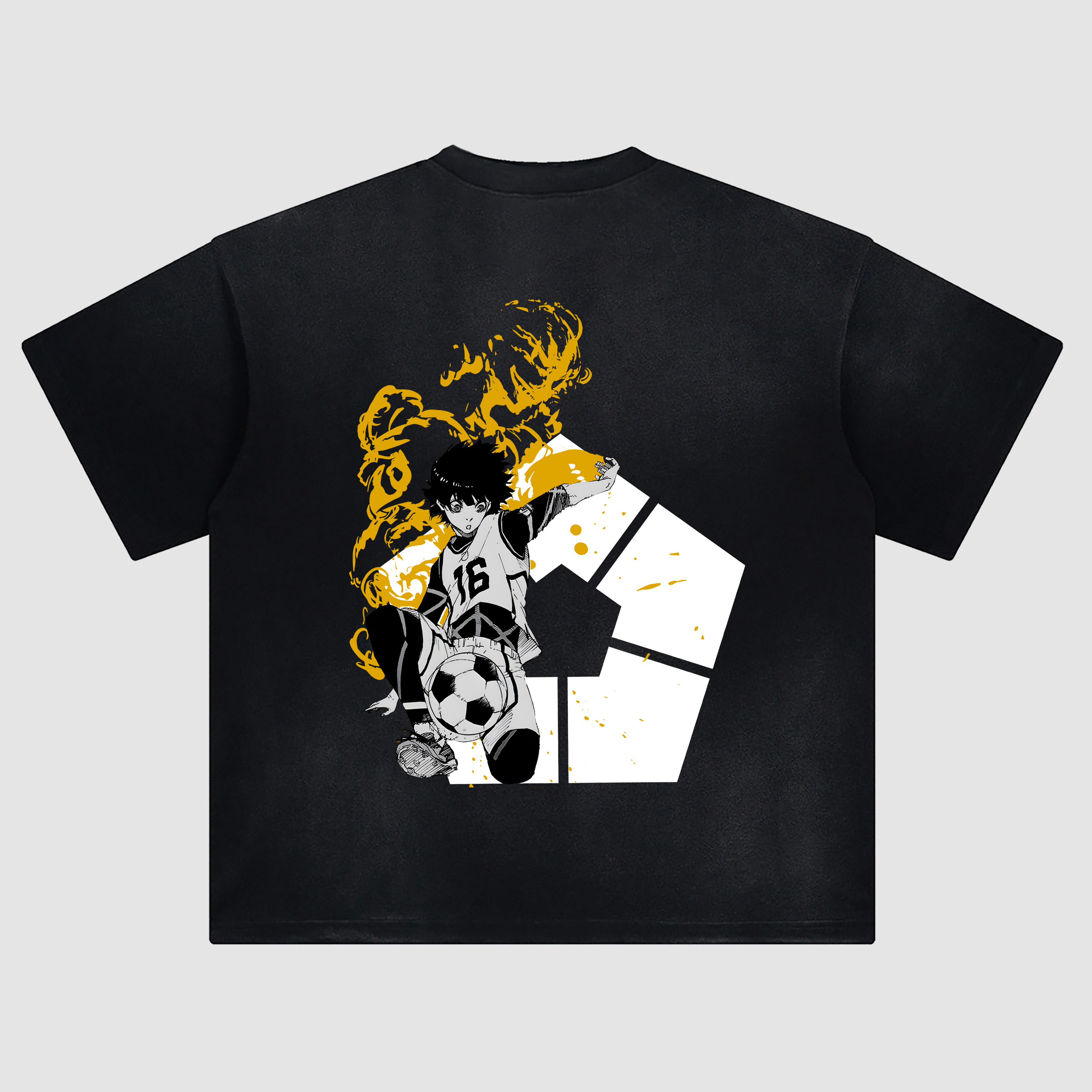 Unisex Anime Fit Washed T-Shirt